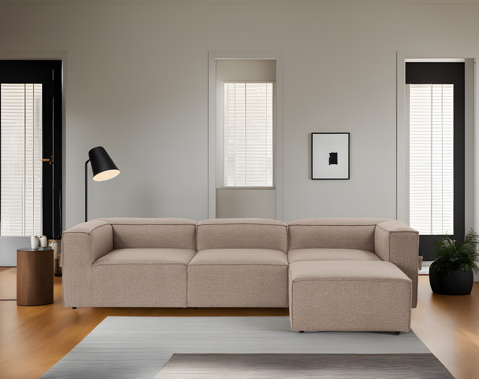 Valentina Sofa Chaise Lounge Right