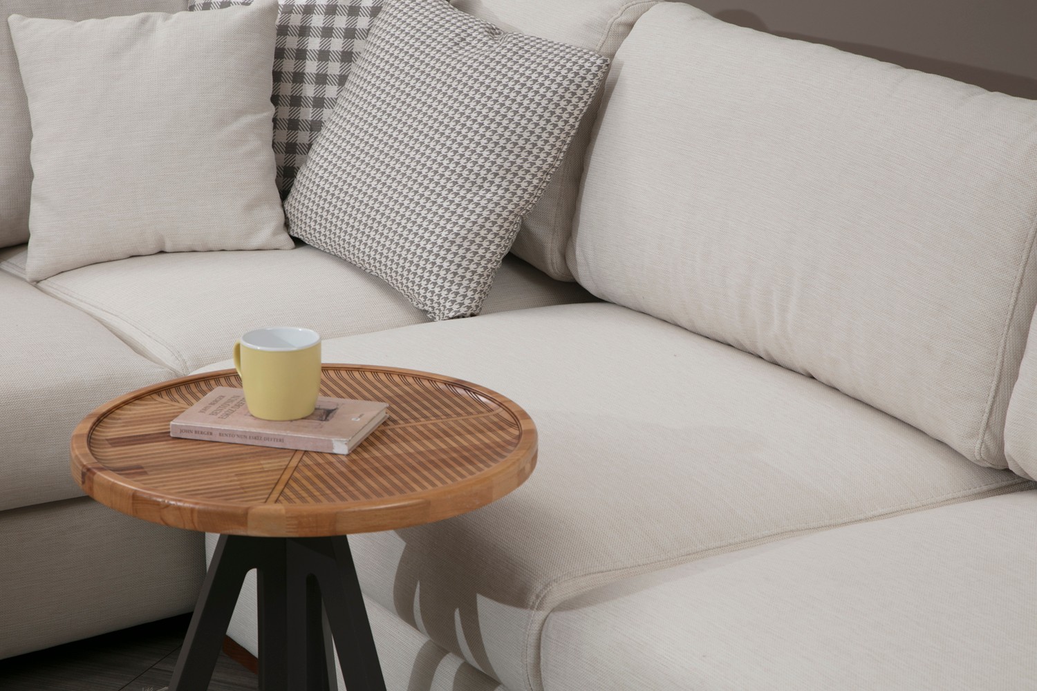 Modern corner sofa White