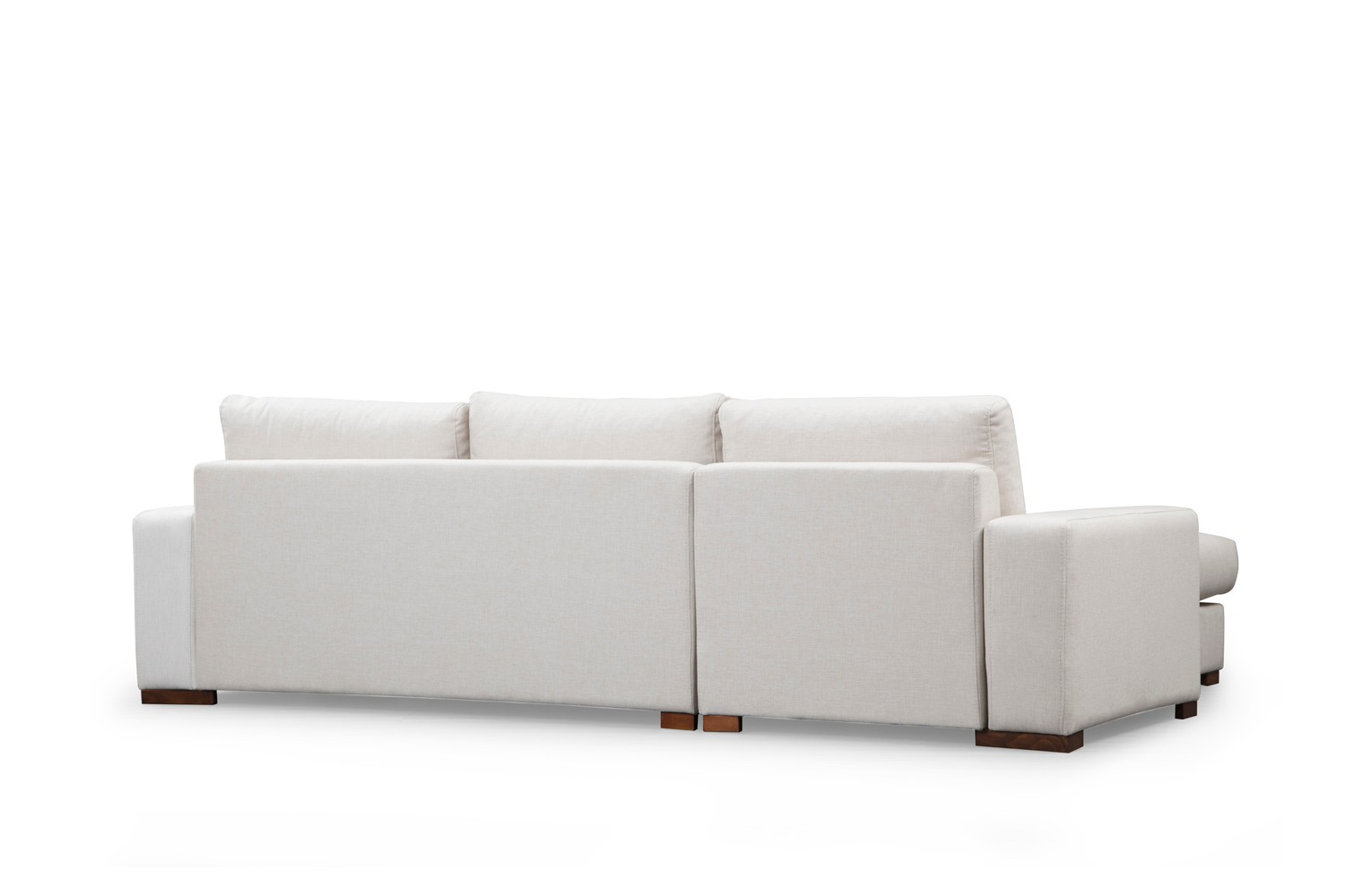 Modern sofa chaise lounge left white