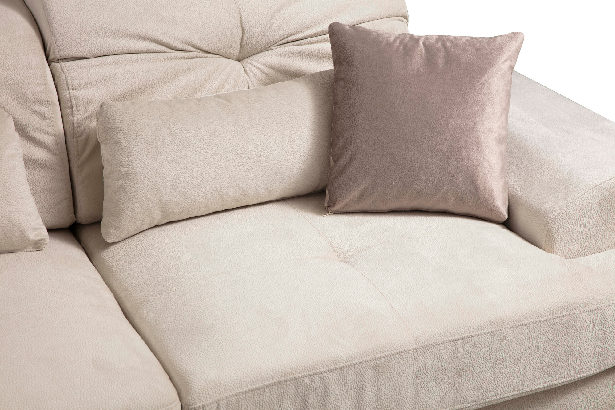 Sofa Chaise Lounge Right Ecru