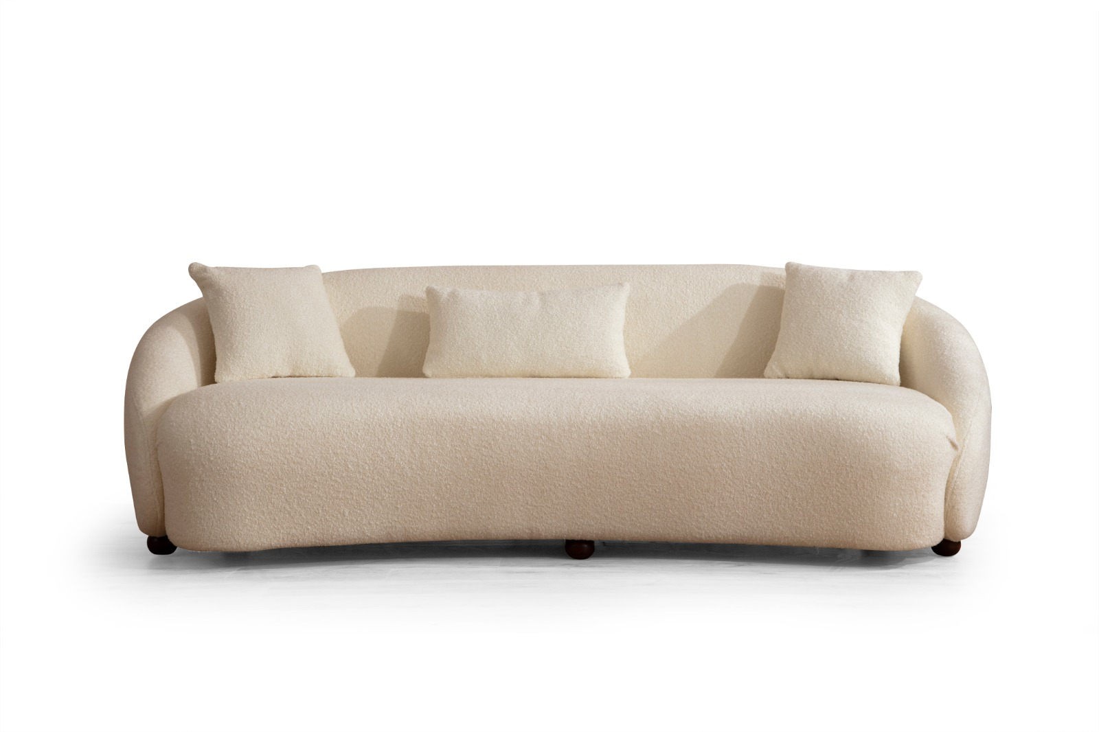Modern 3-seater sofa Beige