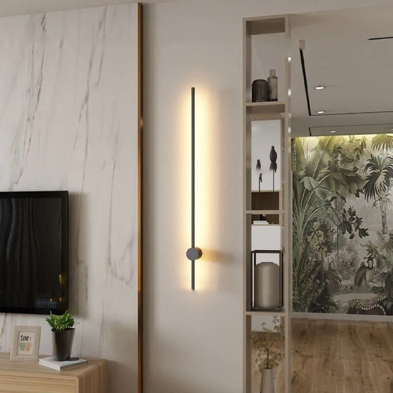 Minimalist LED Wall Lamp PERSEIS Classic Black