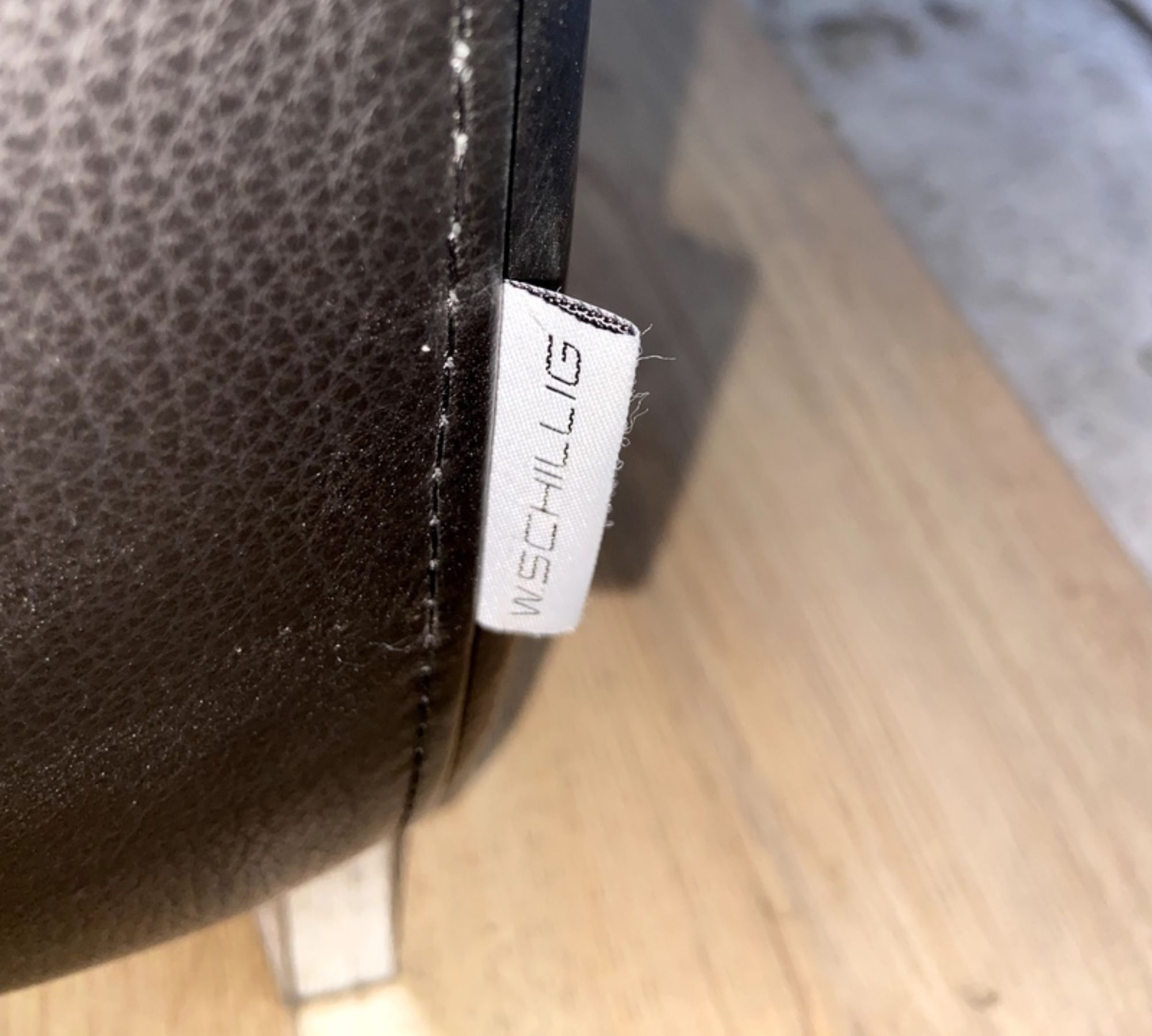 Sofa Chaise Lounge Left Leather Black