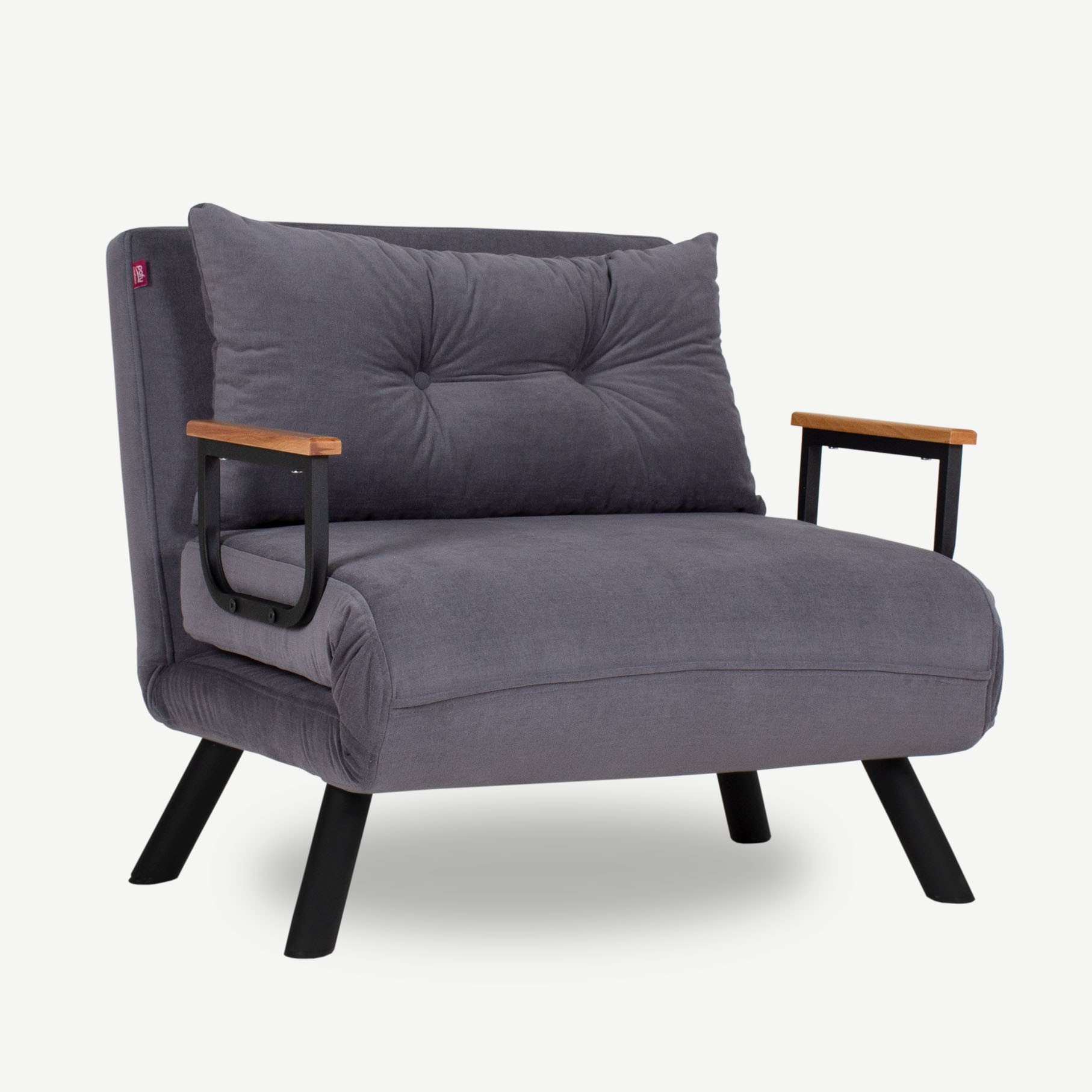 Armchair with sleeping function Grey