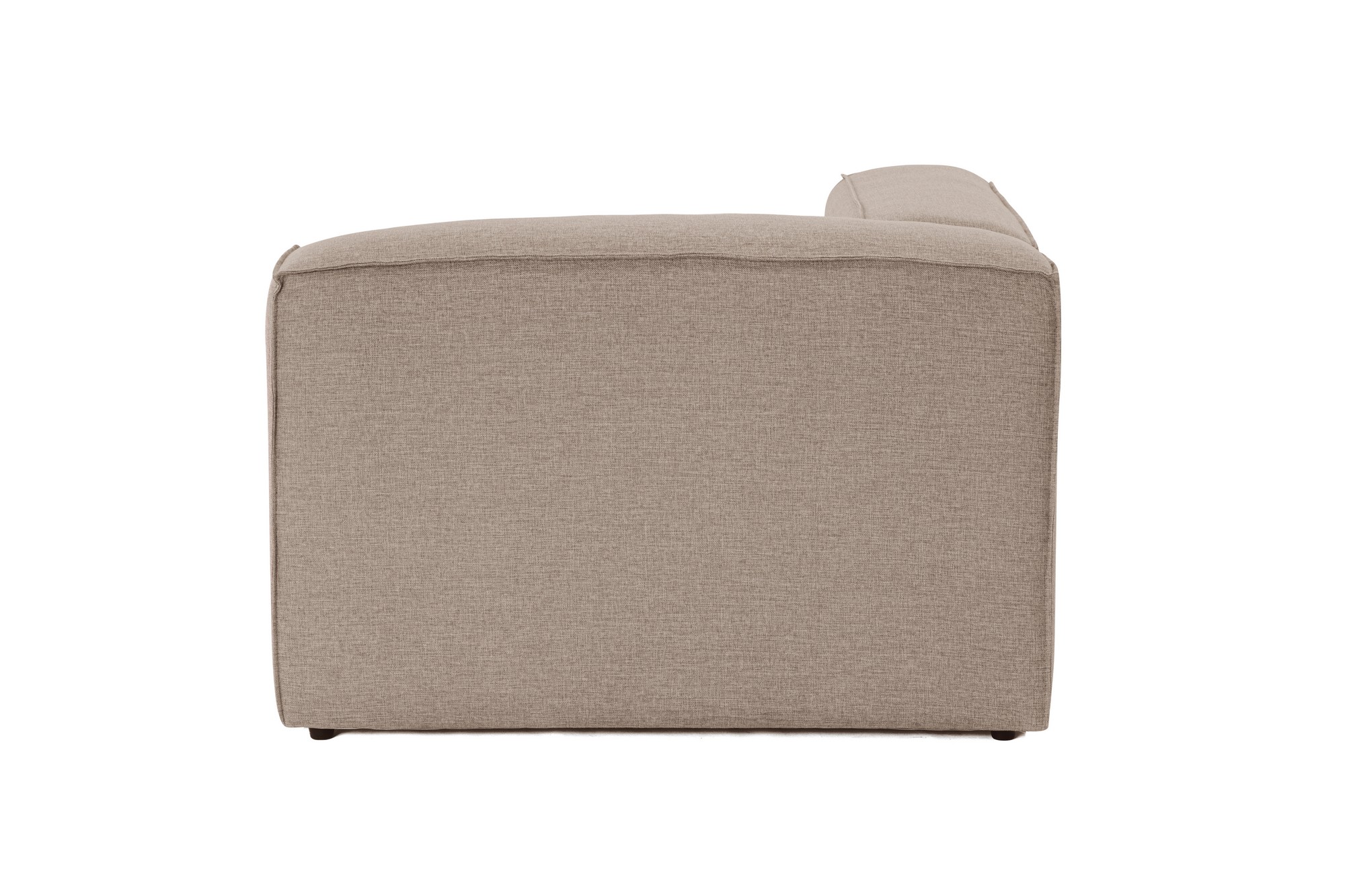 Modulsofa Rechts 1-Sitzer Braun