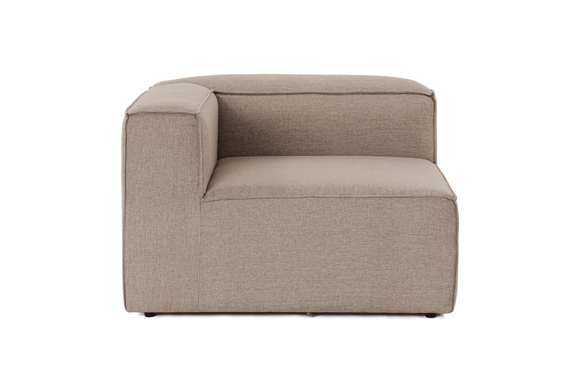 Modular sofa Left 1-seater Brown