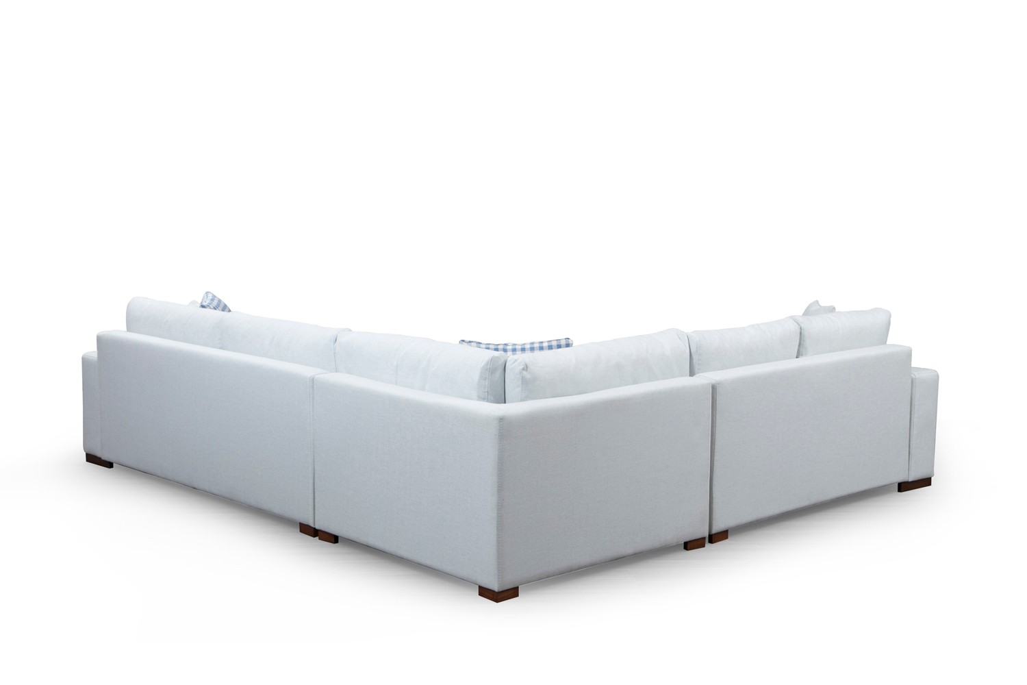 Modern corner sofa light grey