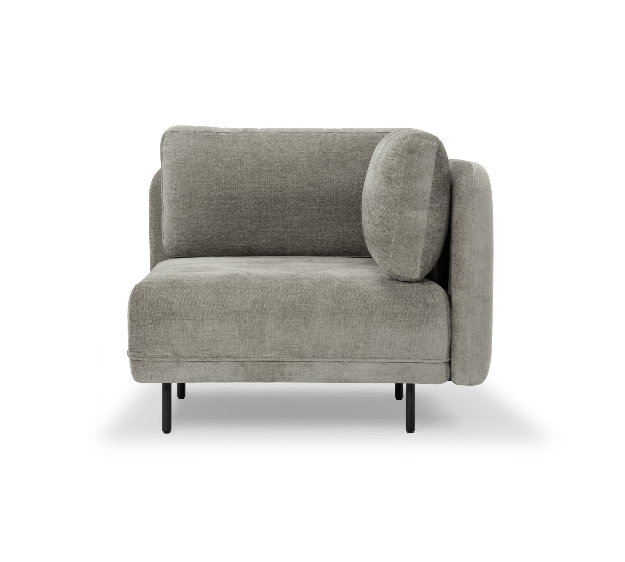 Ellis removable armrest module Planet Grey Green