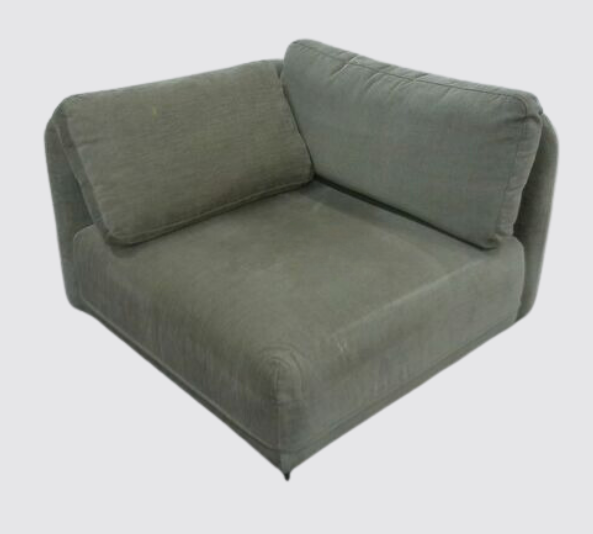 Ellis removable armrest module Planet Grey Green