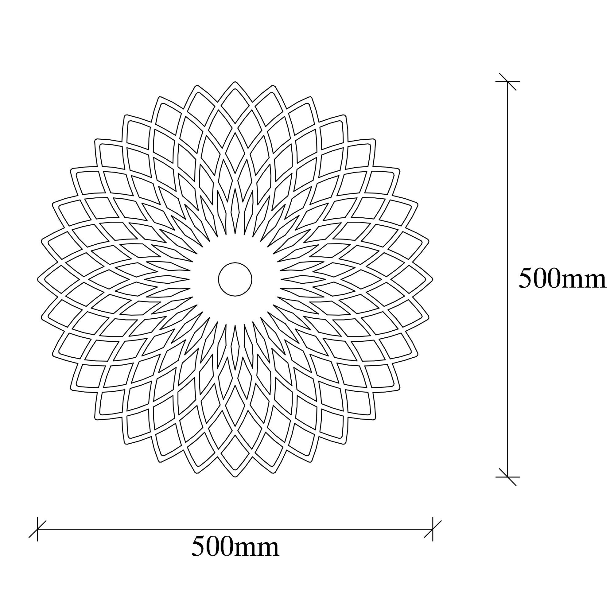 Wall lamp Black Metal
