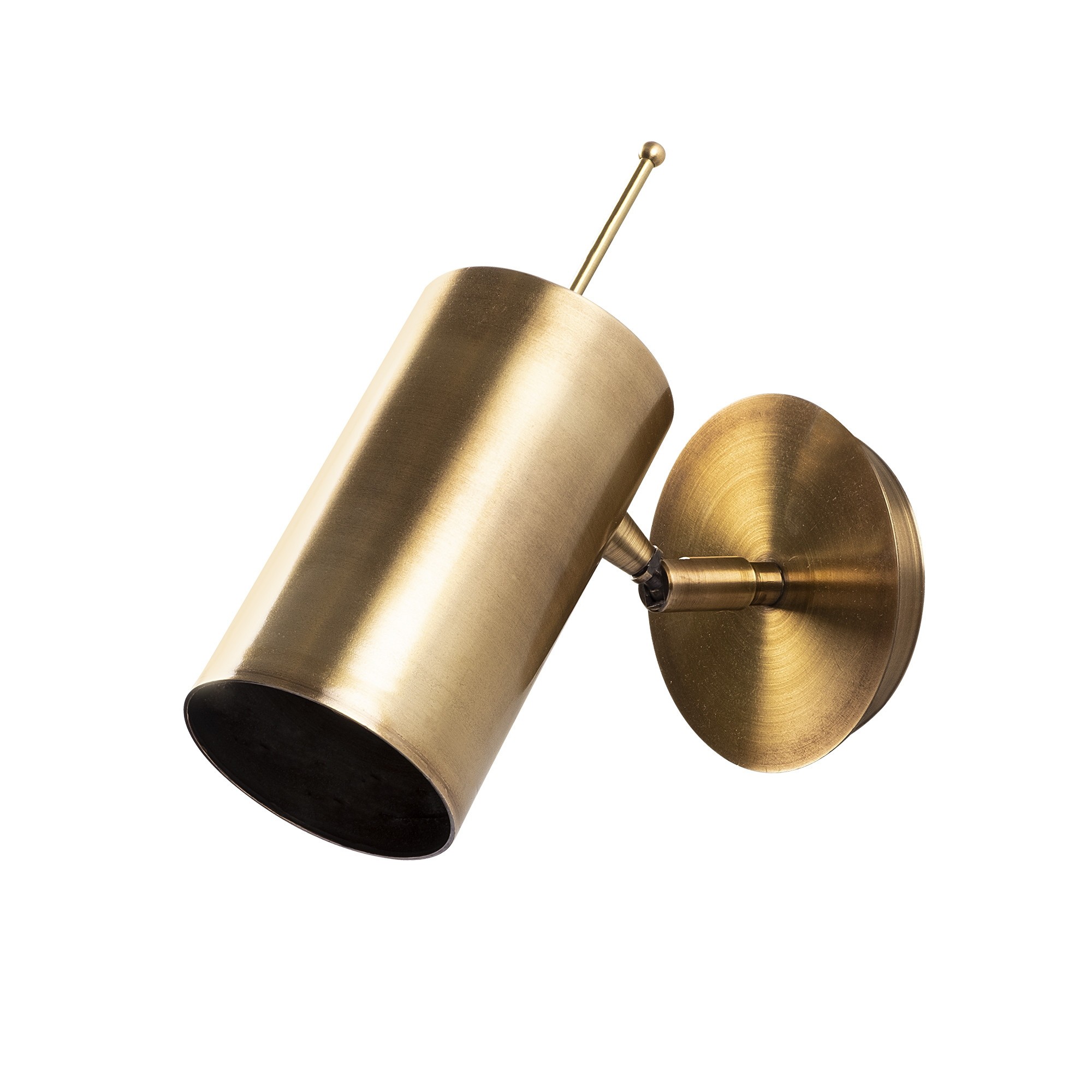 Wall lamp bronze-colored metal