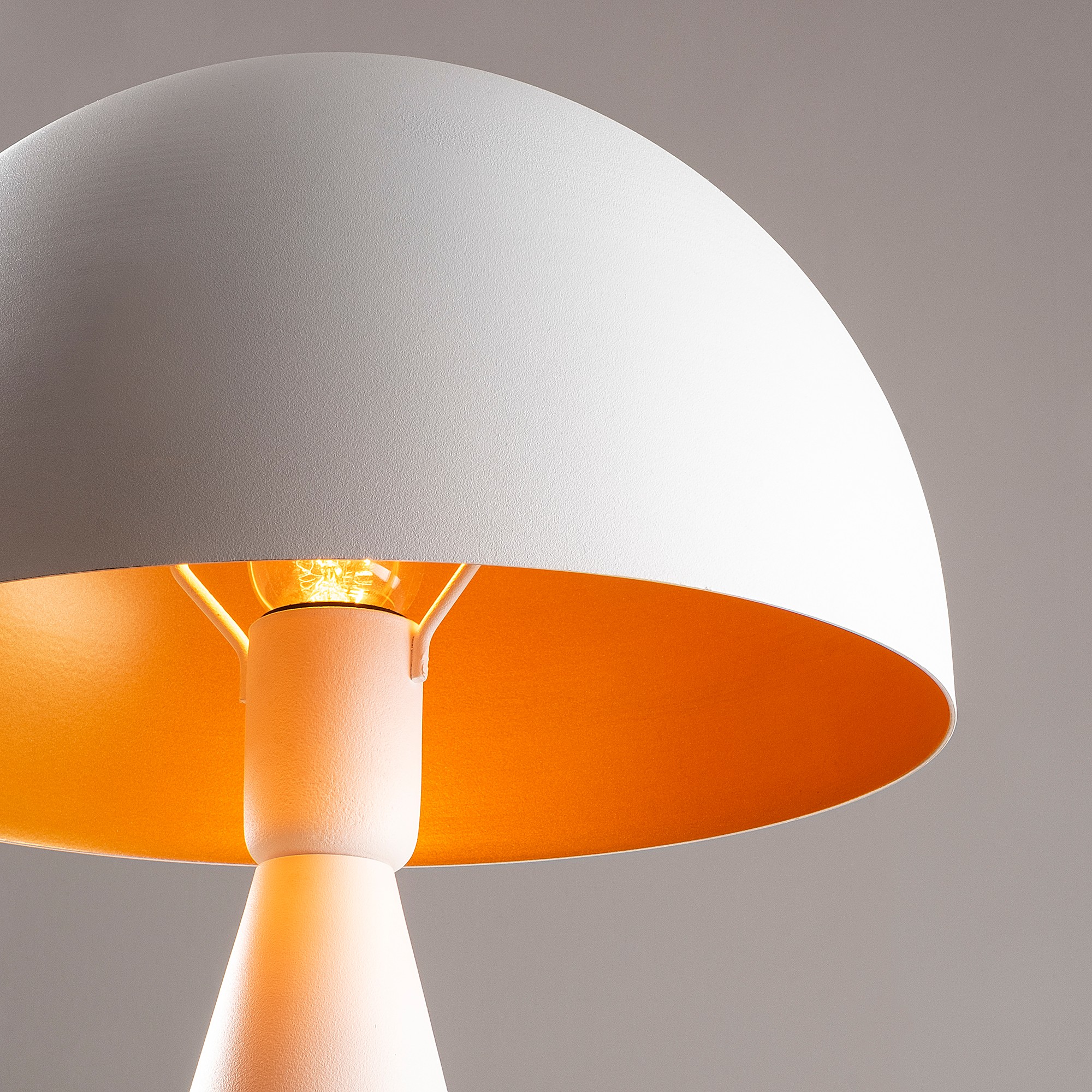 Table lamp metal white 30cm