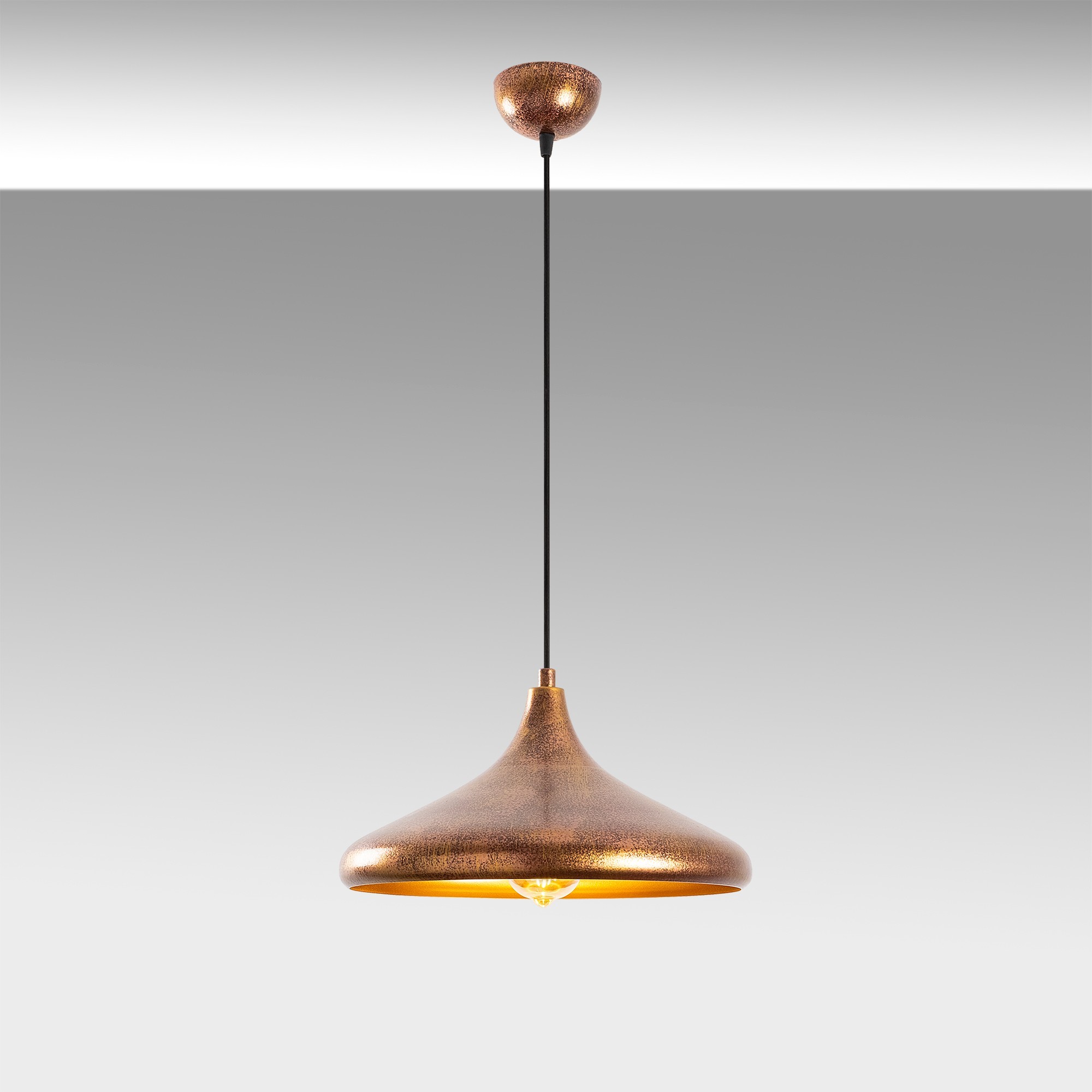 Pendant lamp made of metal in different shades Ø 34cm