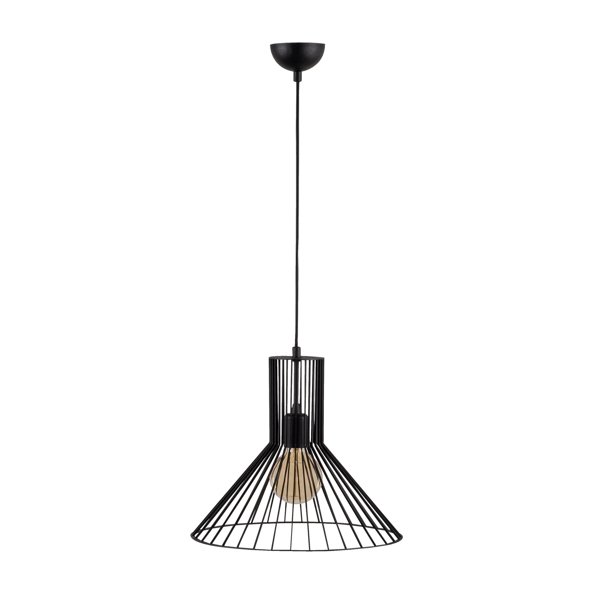 Pendant lamp metal black Ø38cm