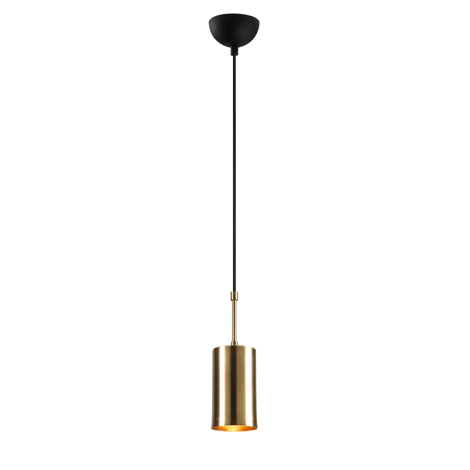 Hanging lamp Metal Black Gold