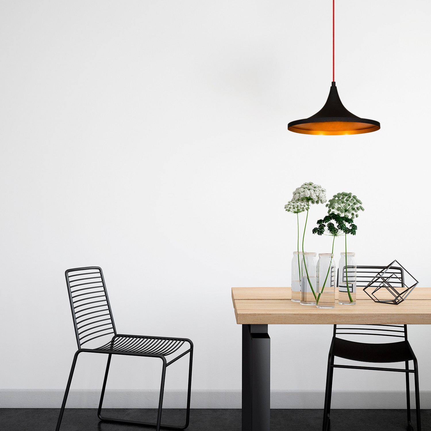 Pendant light Metal Black Ø 35cm