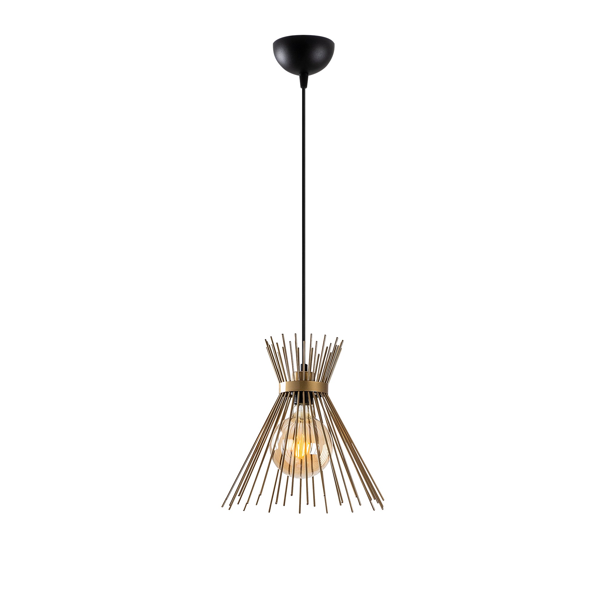Pendant lamp Metal Black  Ø 34cm