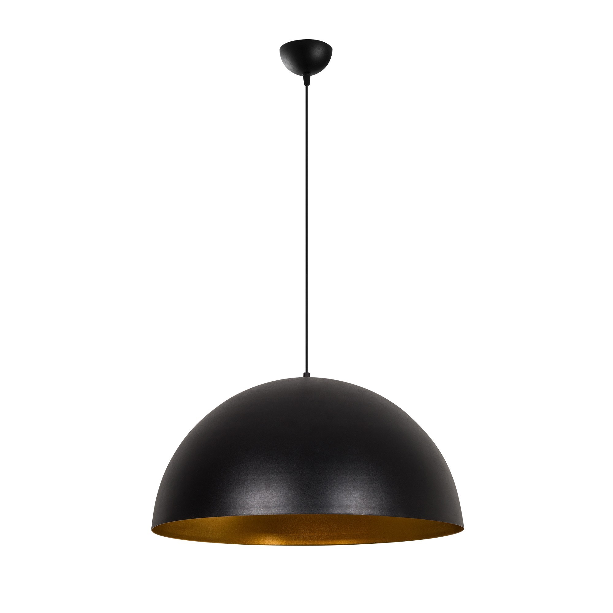Pendant lamp Large Metal Black Gold Ø 60cm