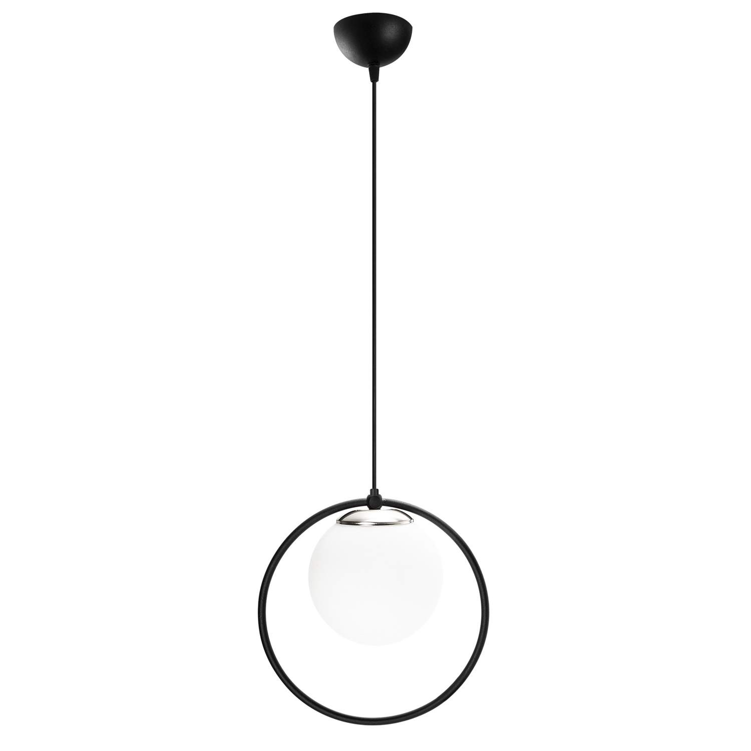 Pendant lamp Metal Black  Ø 34cm