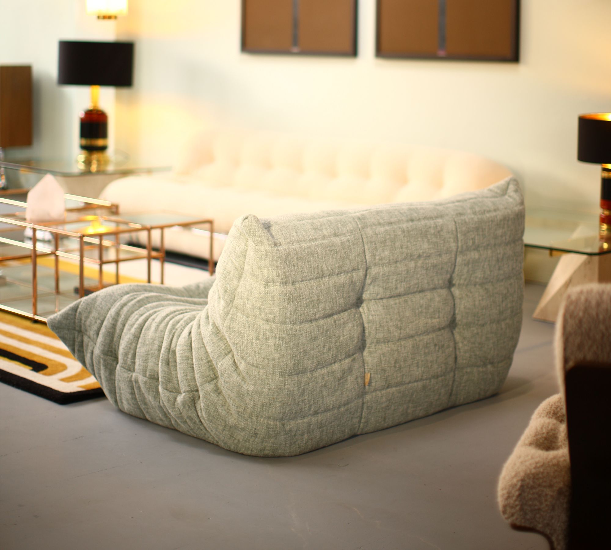 Togo Sofa 2-Seater Premium Fabric Guell Lamadrid