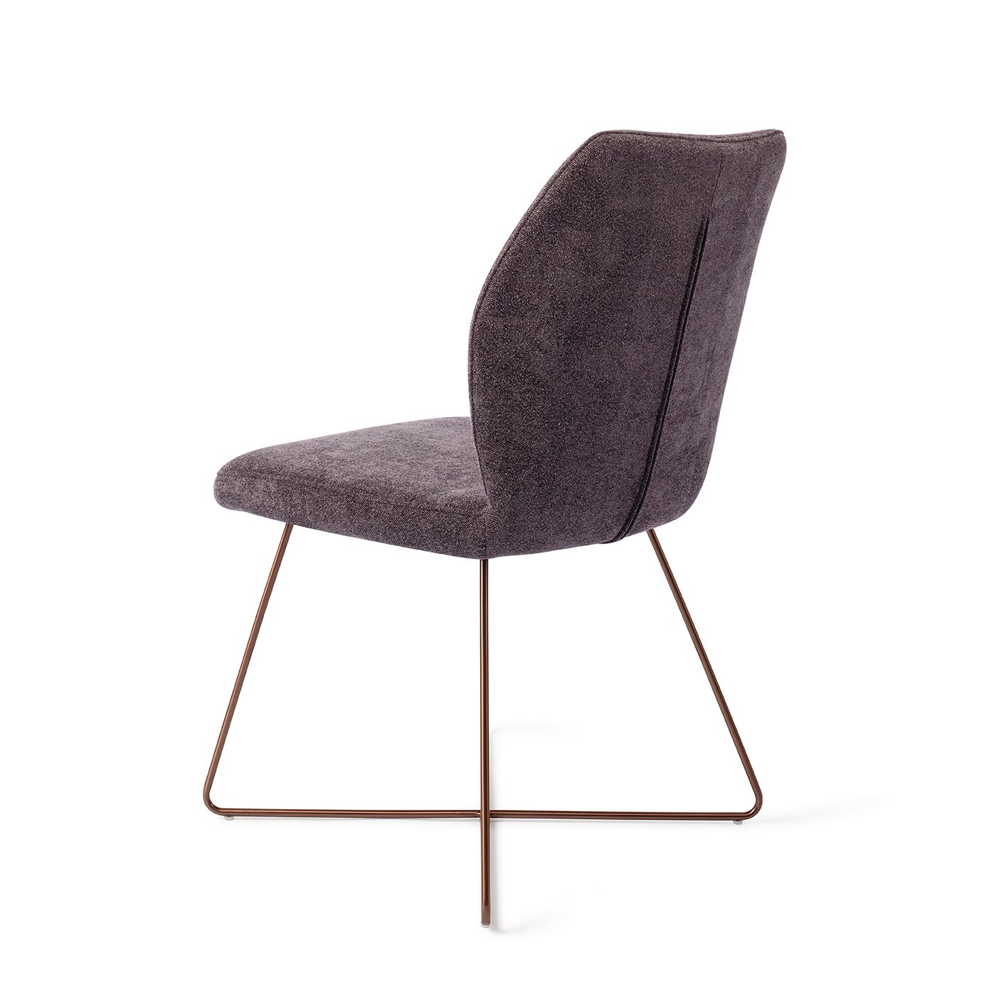 Ikata Dining chair Cross Almost Black