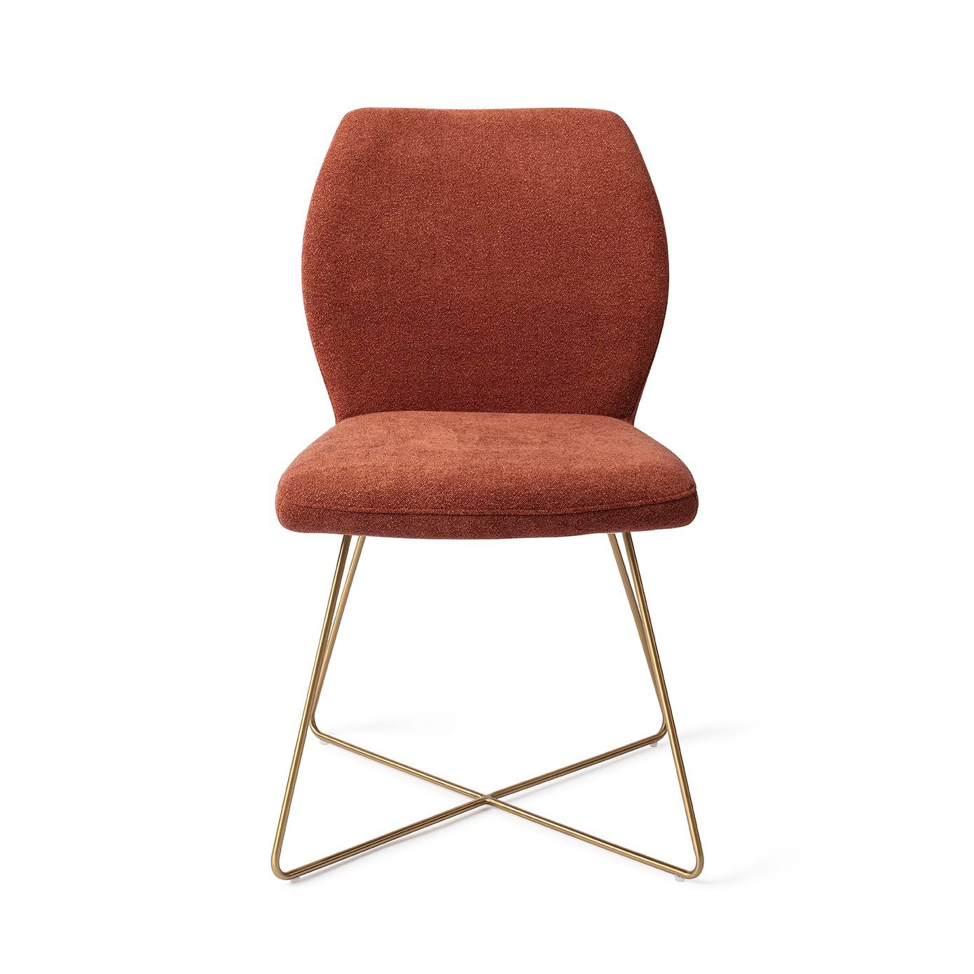 Ikata Sedia da pranzo Cross Cosy Copper