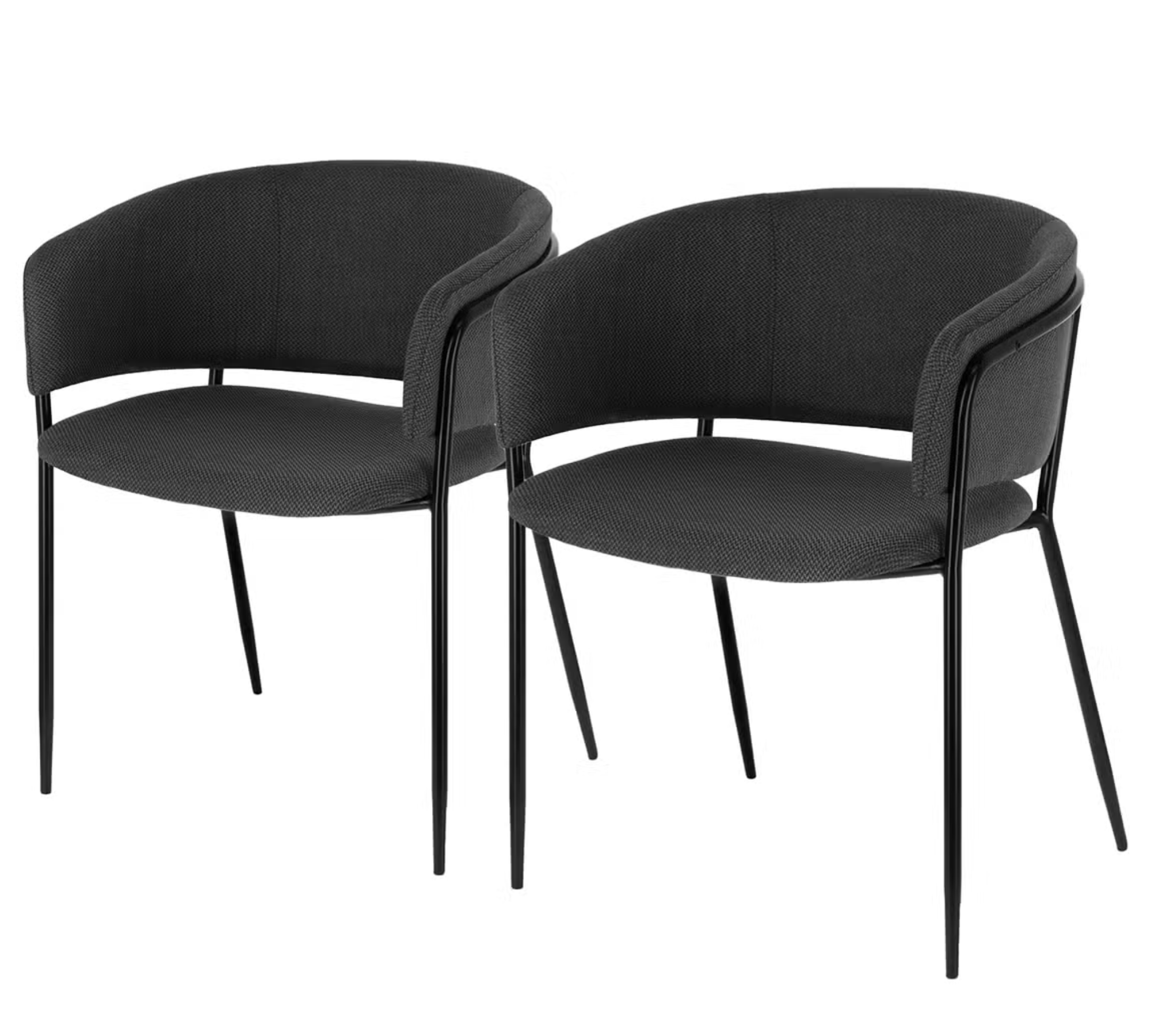 Chair Textile Steel Grey
