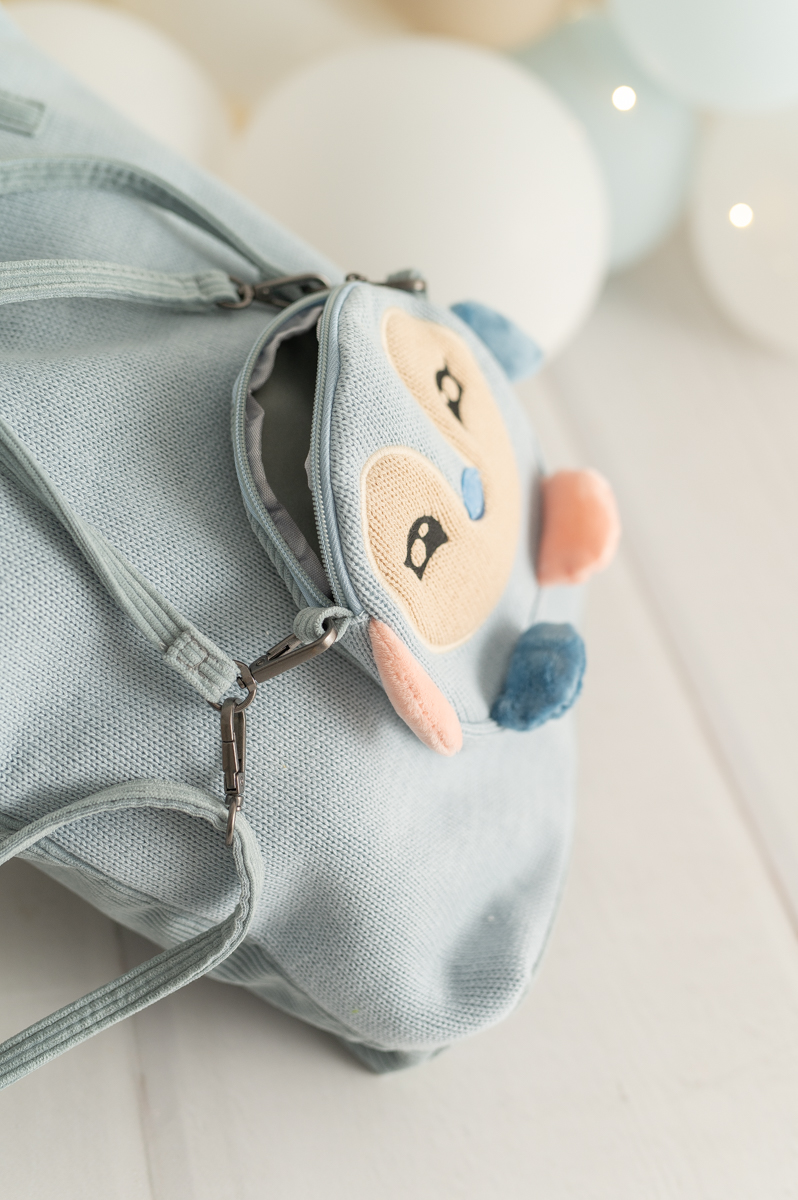 Penguin Bag Cotton Blue