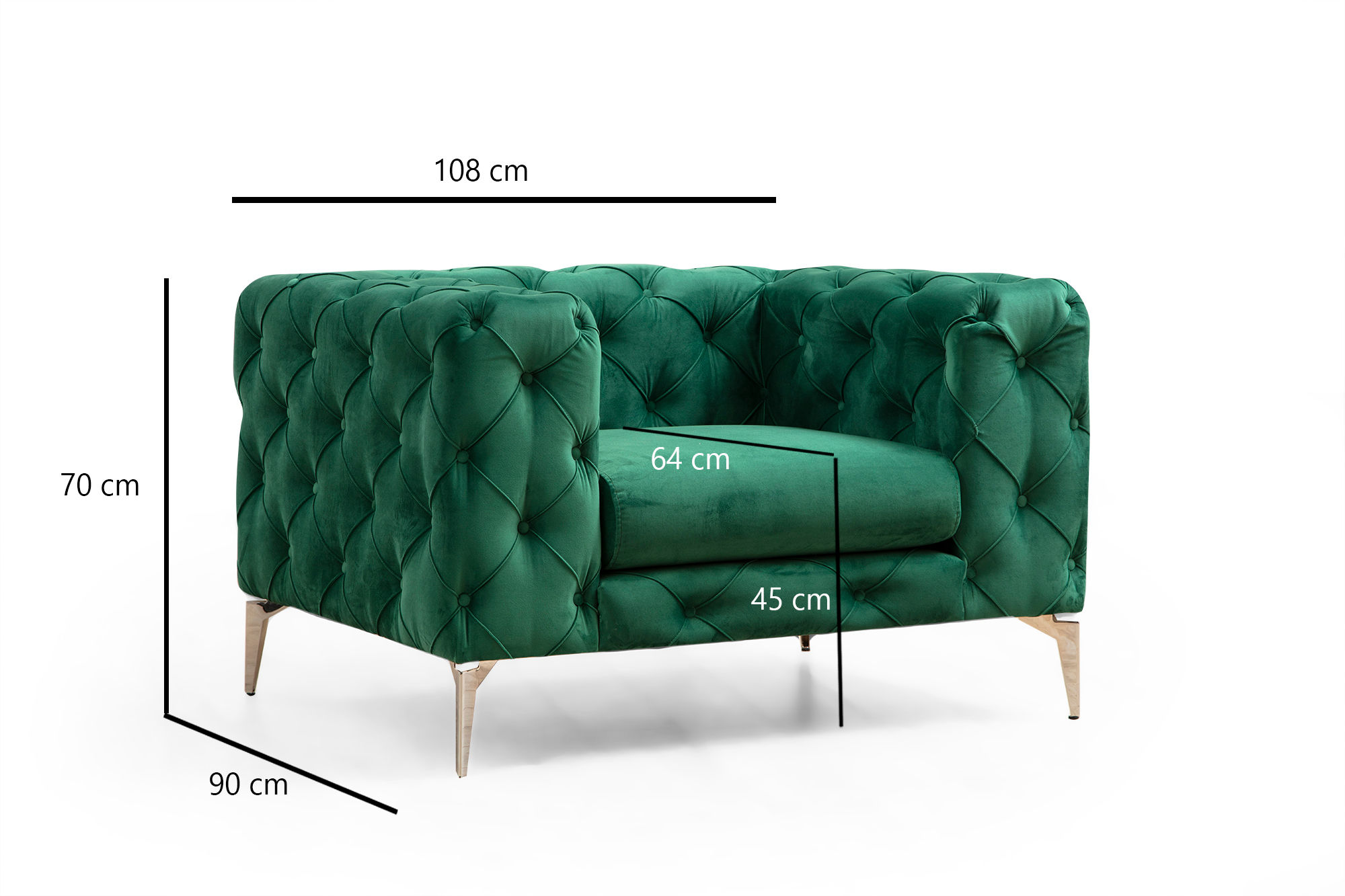 Como armchair Green