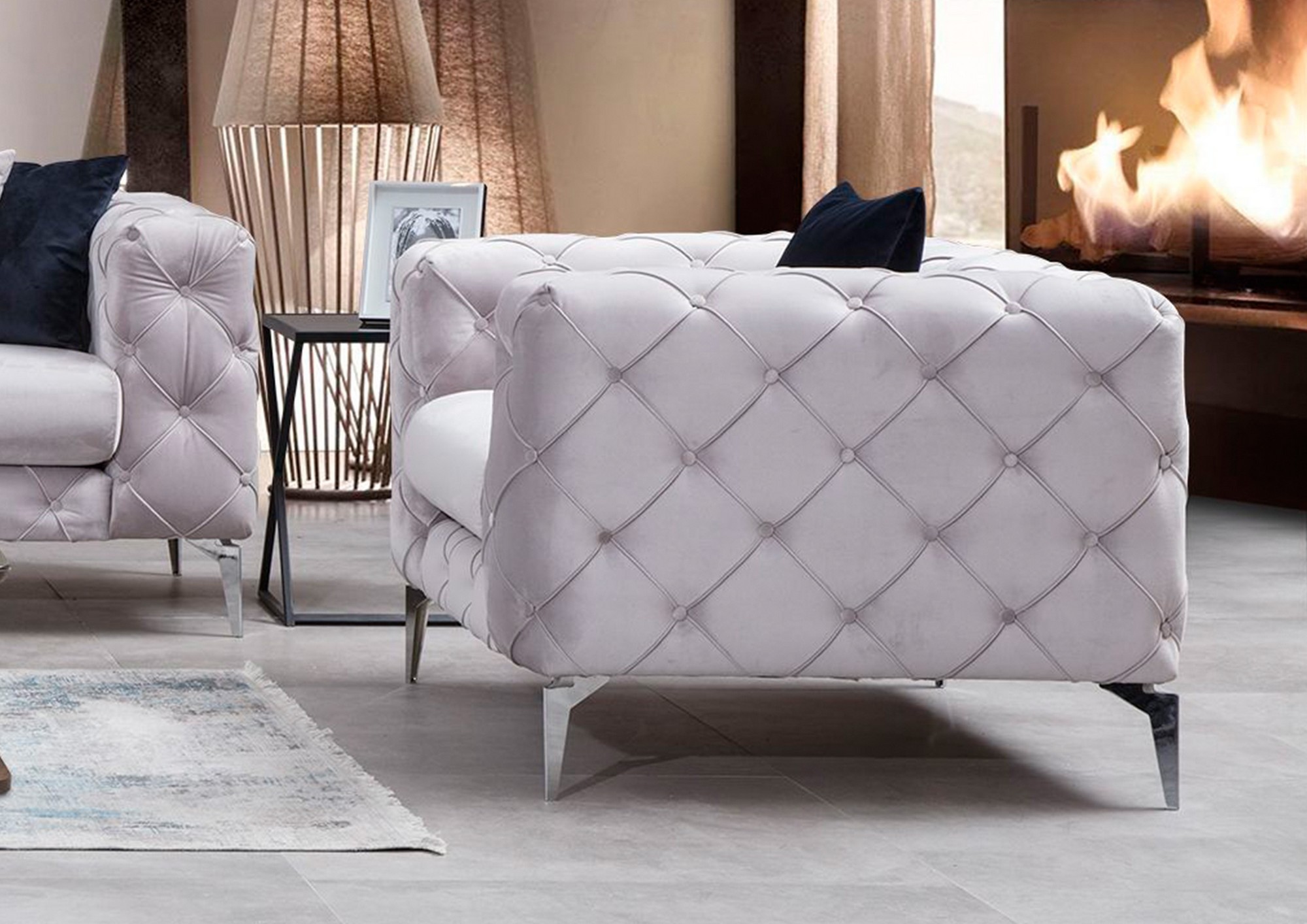 Como armchair light gray