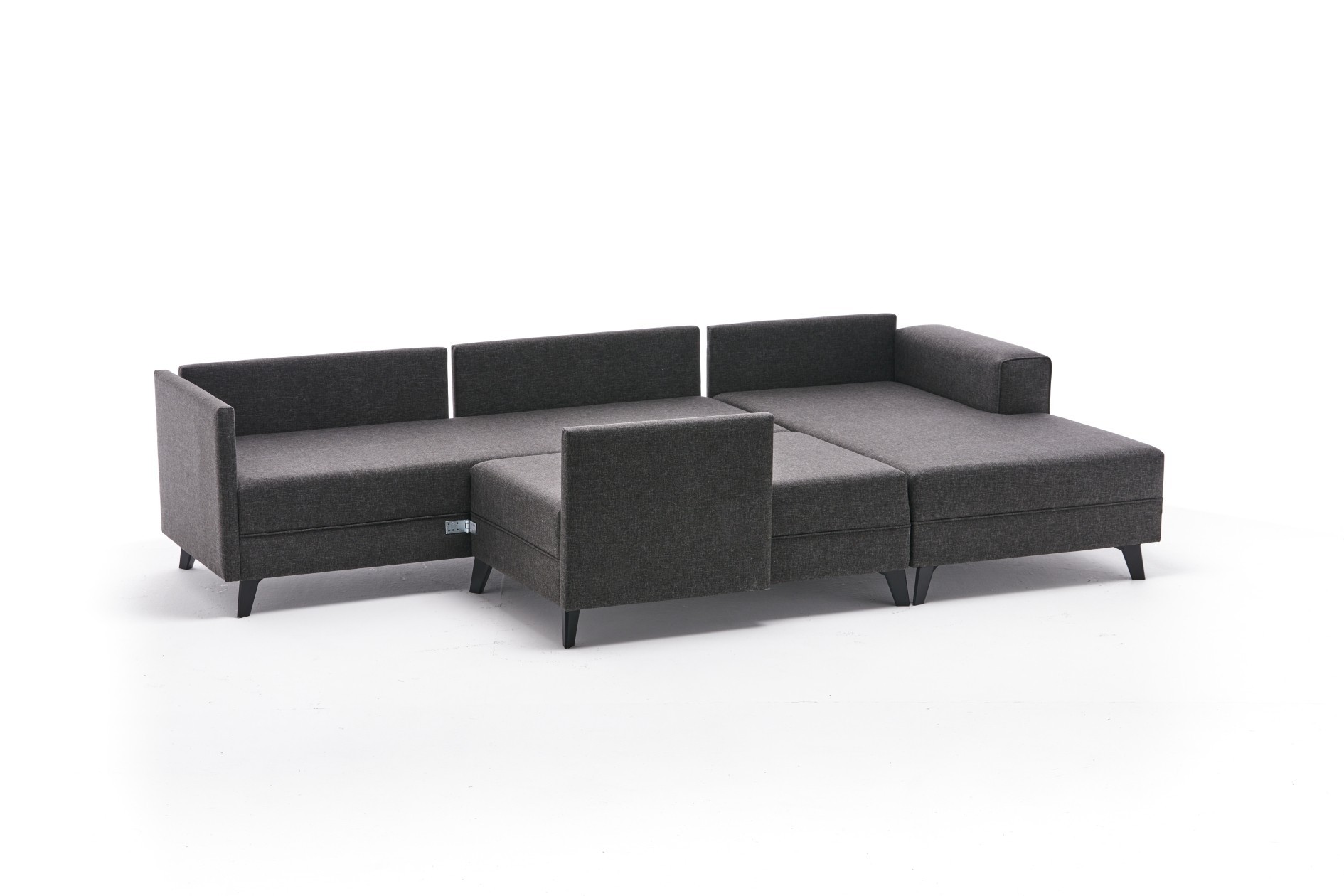 Efsun Sofa bed 4-seater anthracite