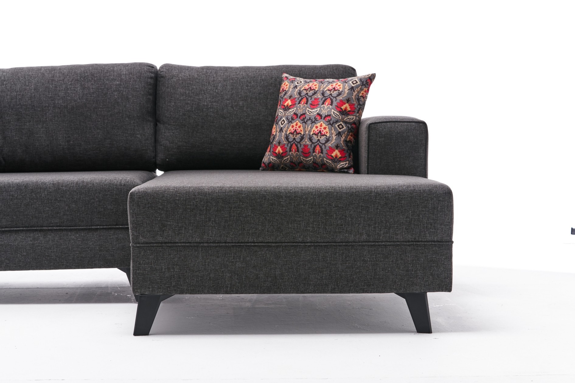 Efsun Sofa bed 4-seater anthracite