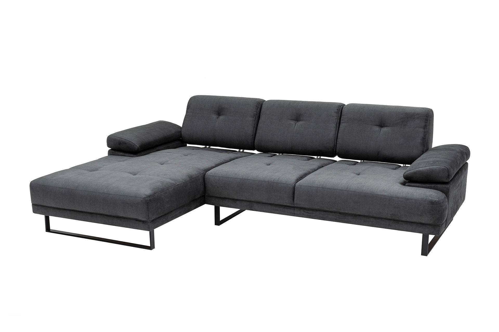 Mustang Sofa L Chaise Lounge Left Anthracite