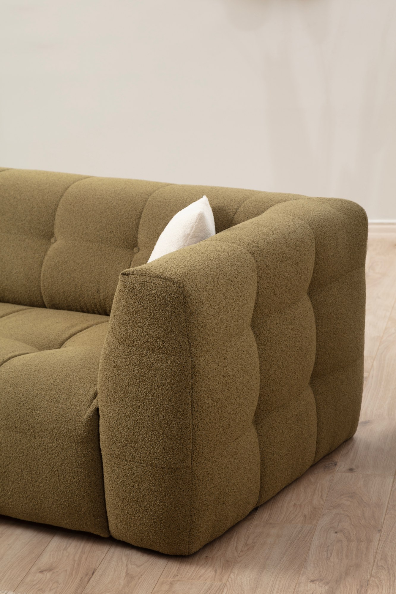 Cady Sofa chaise longue left Khaki