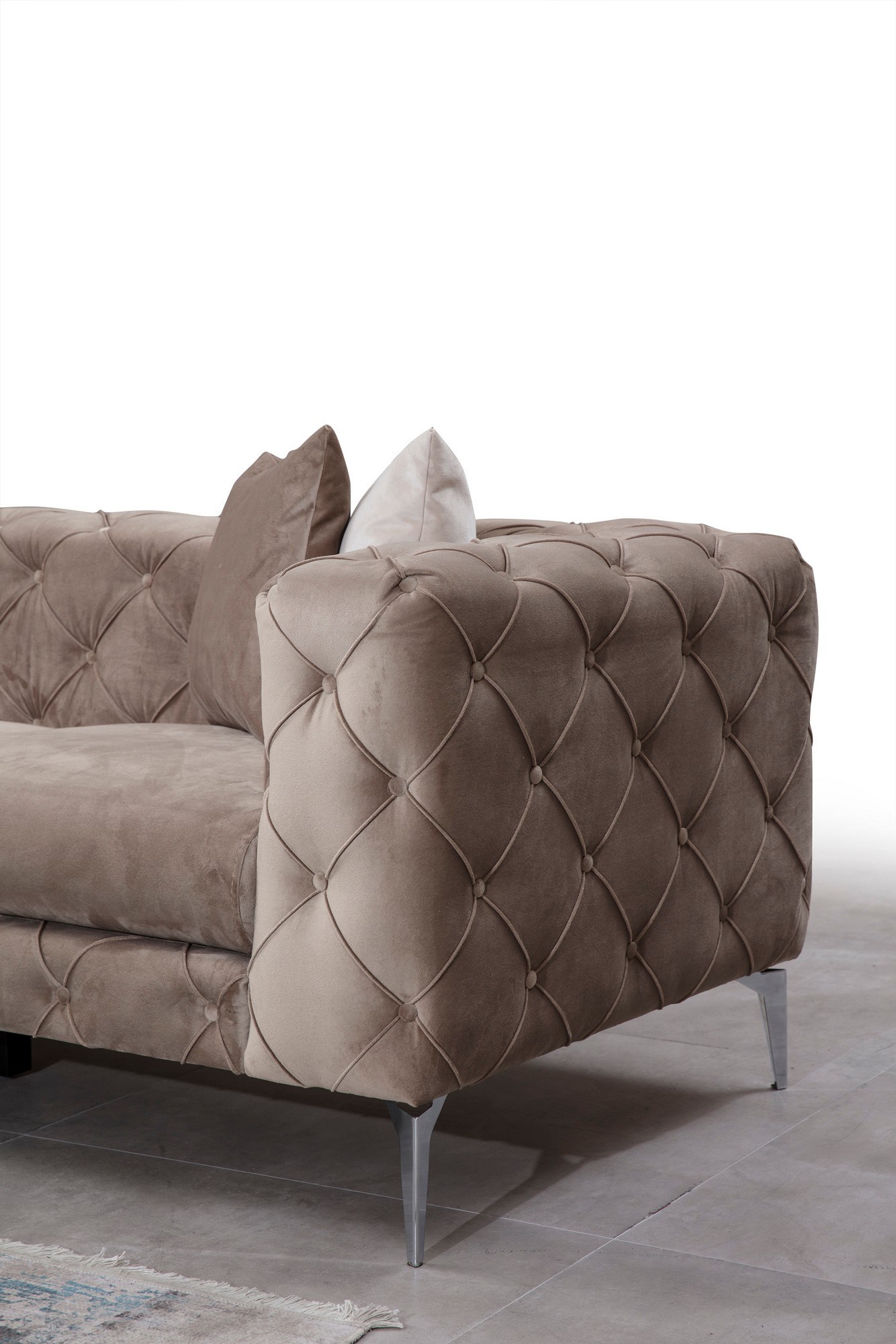 As corner sofa right beige
