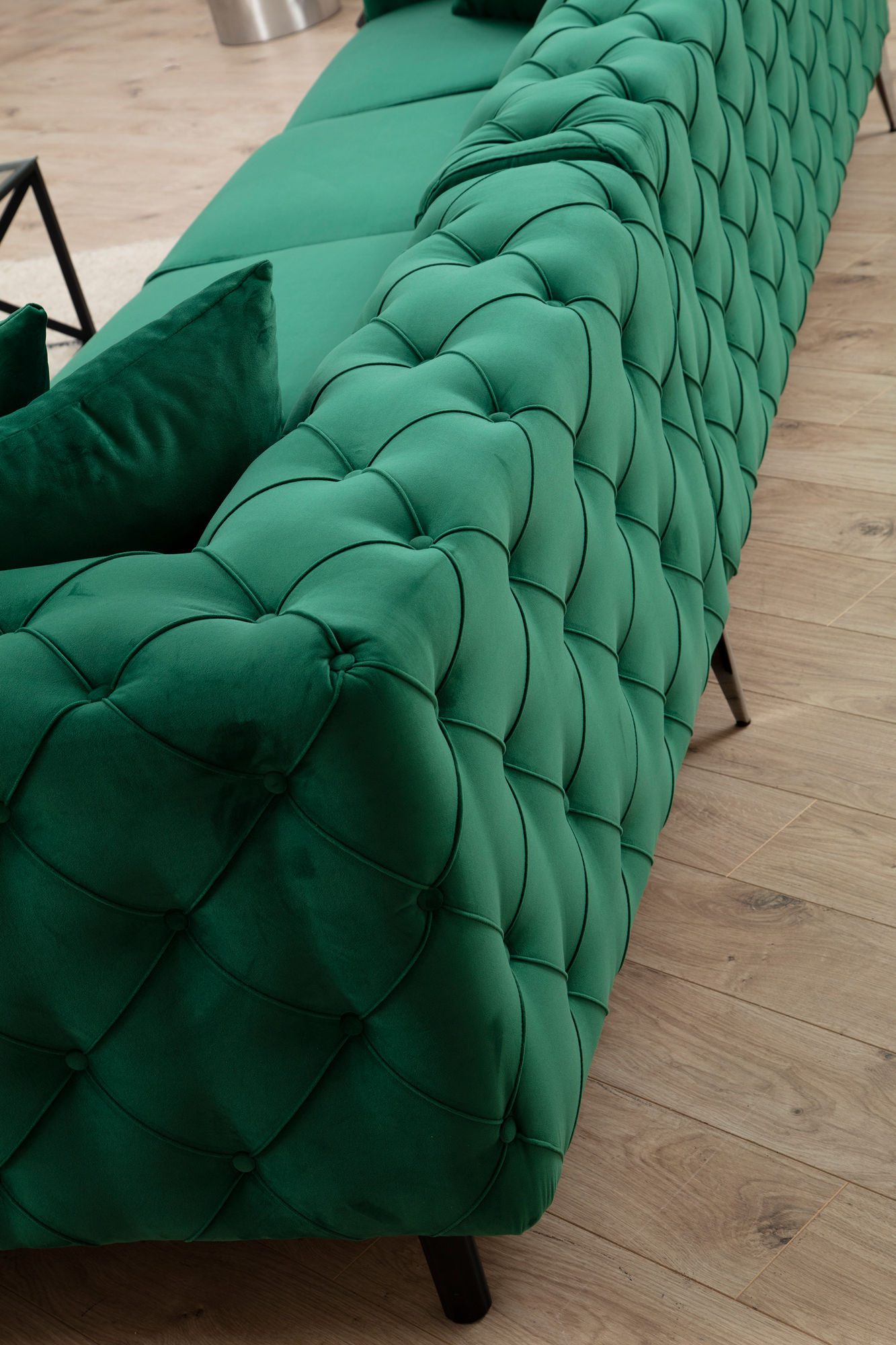 As corner sofa Left Green