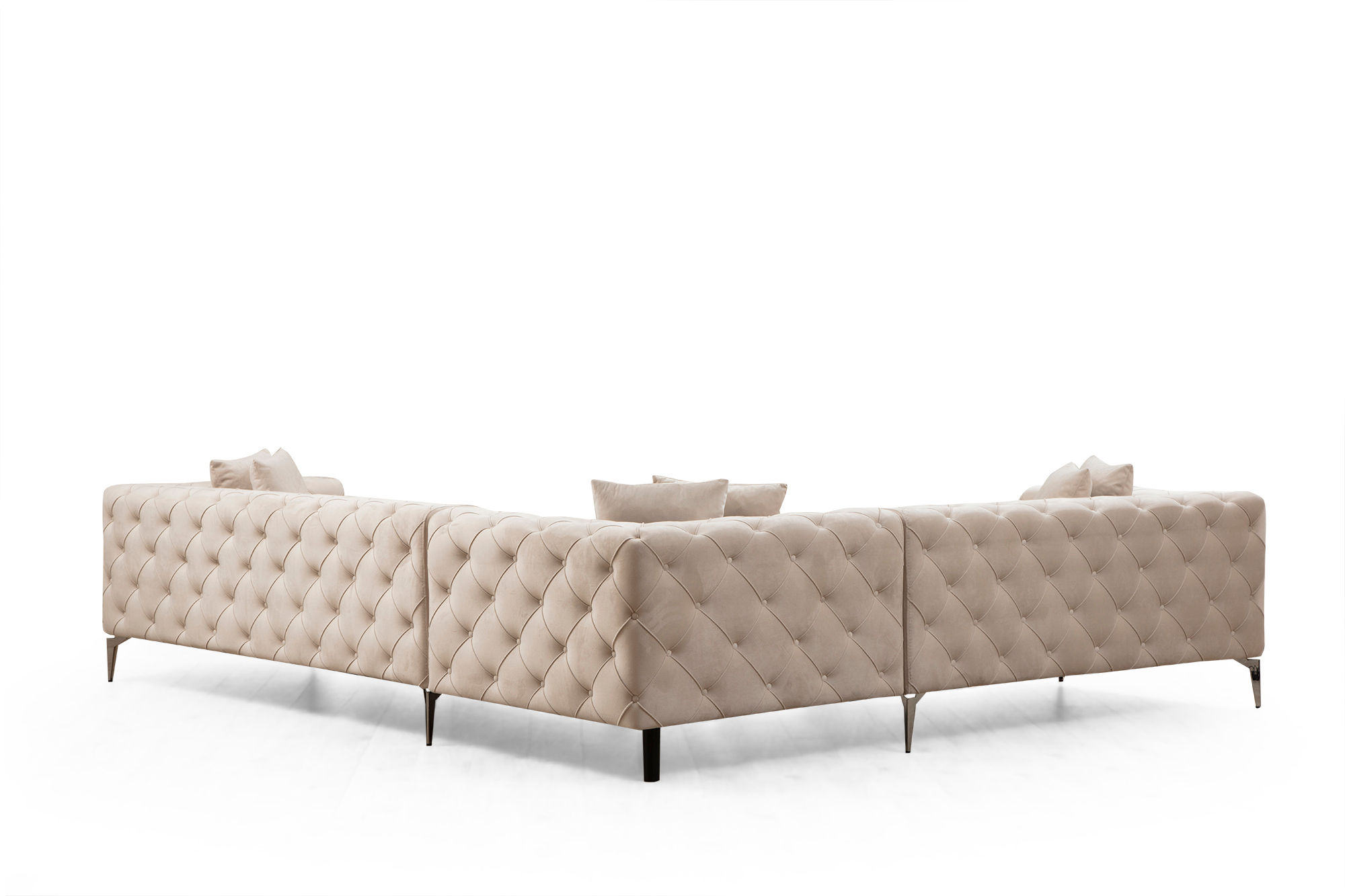 As corner sofa left ecru