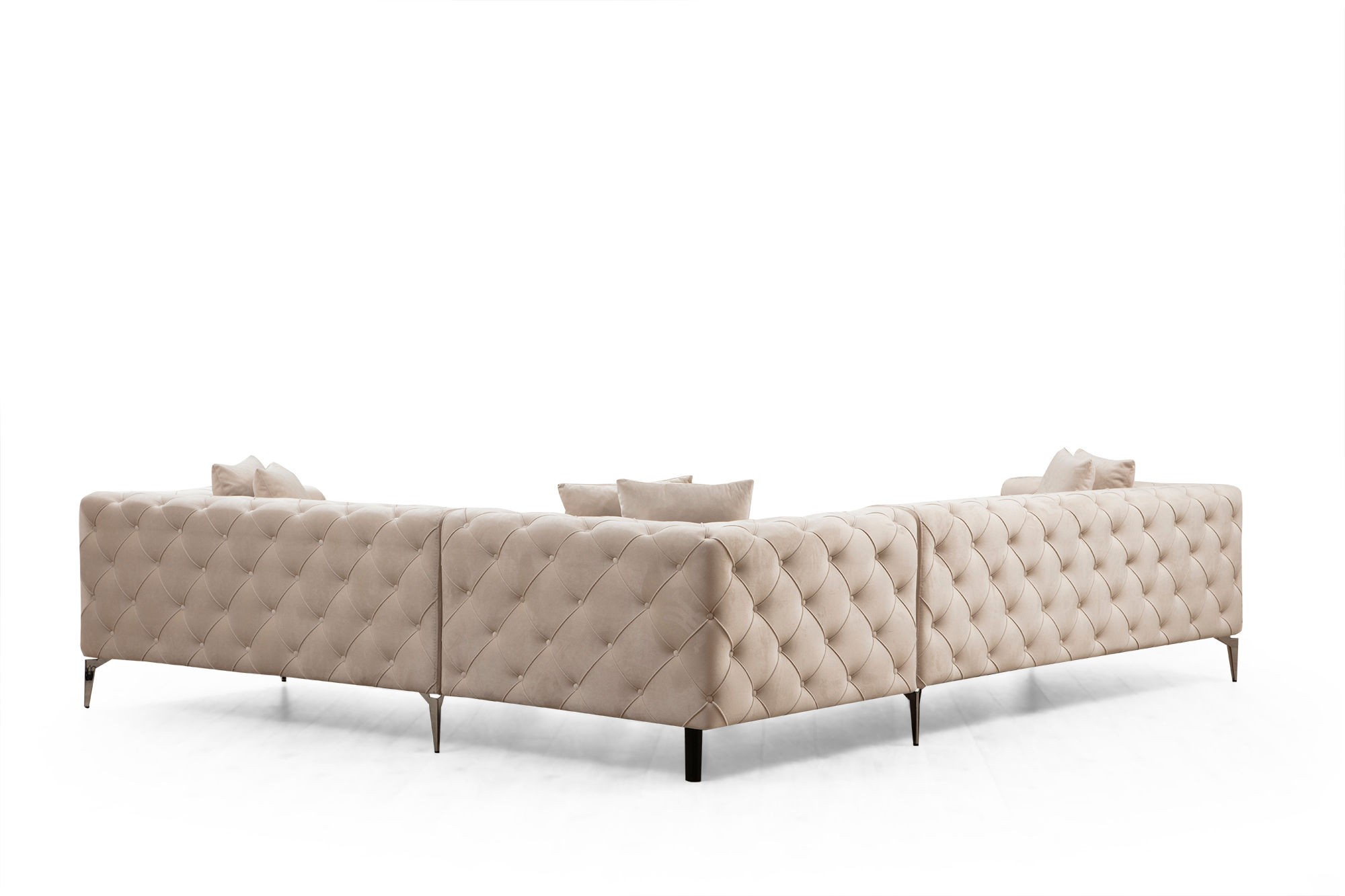 As corner sofa right ecru