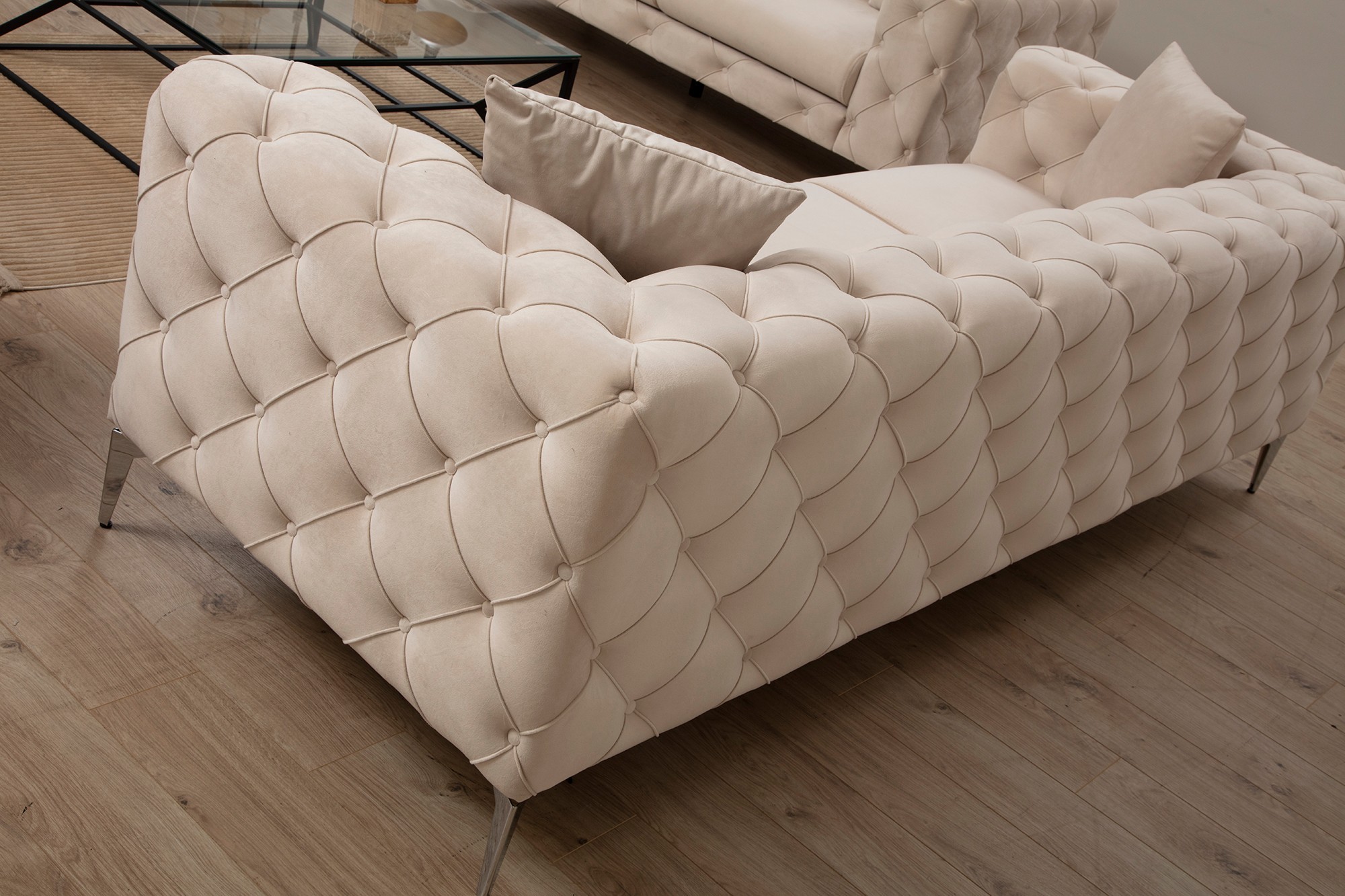 Como 3-seater sofa ecru
