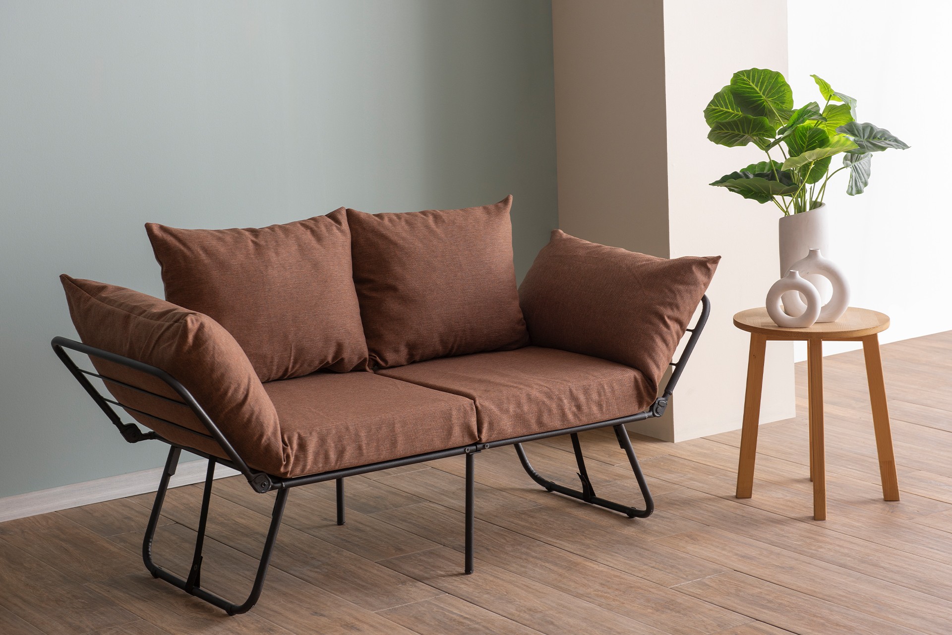 Viper Sofa 2-seater Light Brown