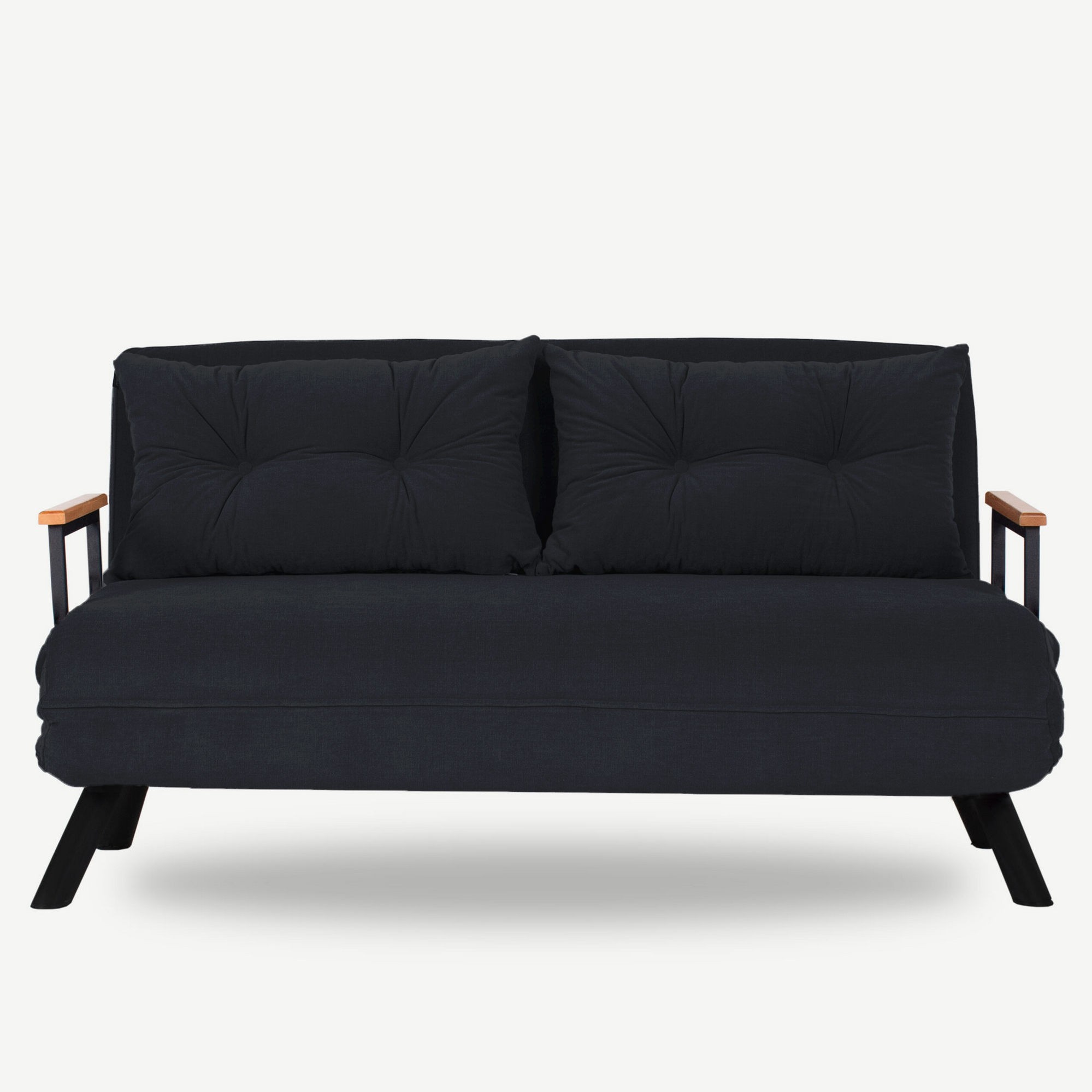Sando divano letto 2 posti nero