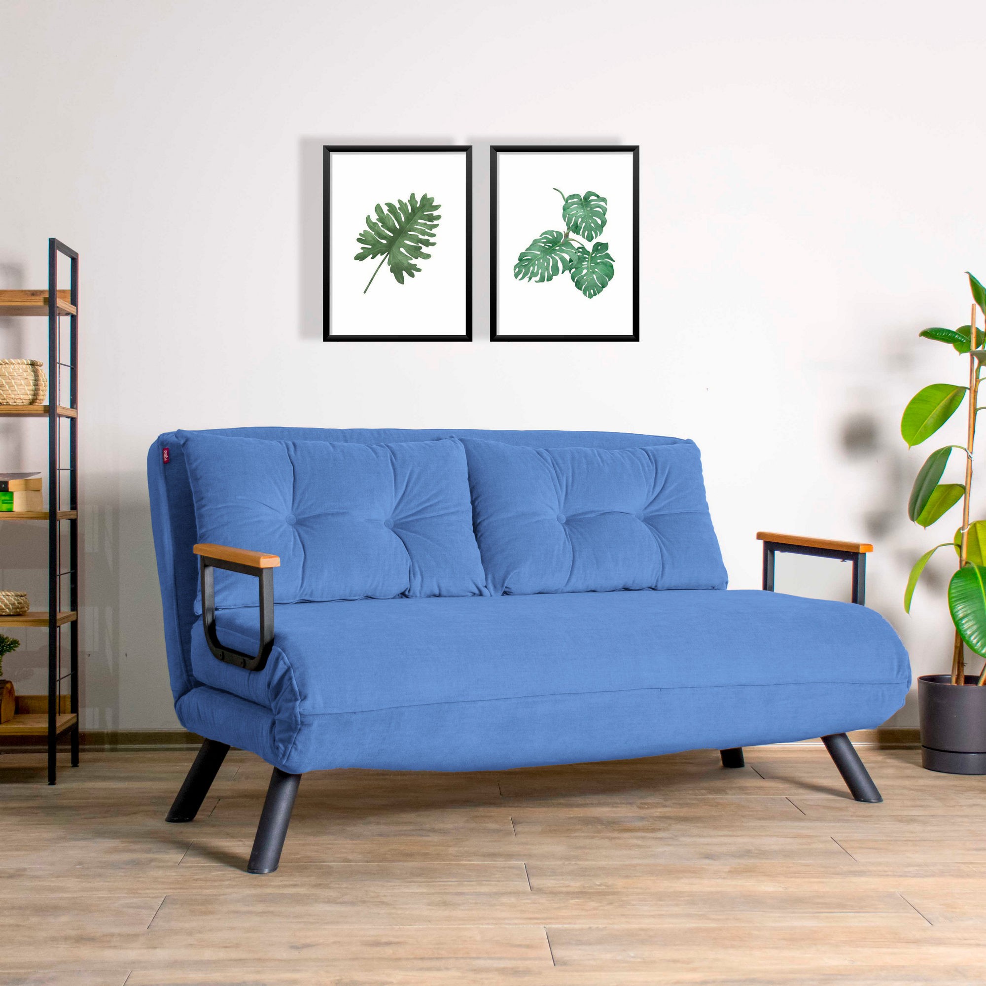 Sando Sofa bed 2-seater Blue