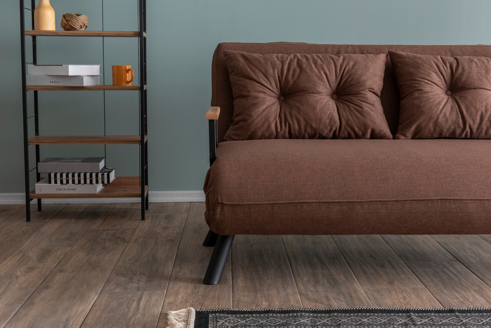 Sando Sofa Bed 2-Seater Light Brown