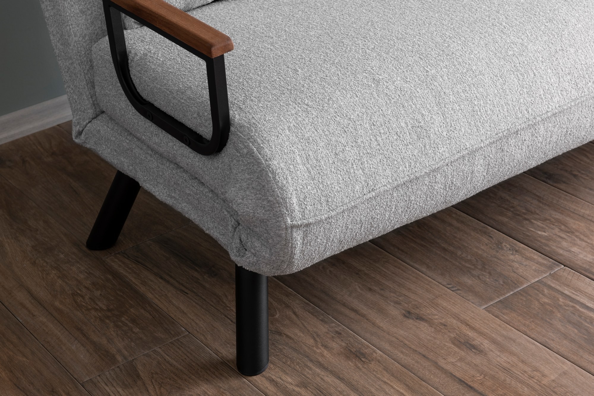 Sando Sofa Bed 2-Seater Bouclé Grey