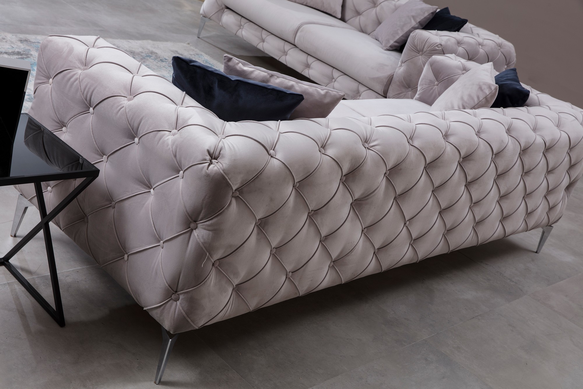 Como Sofa 2-seater light grey