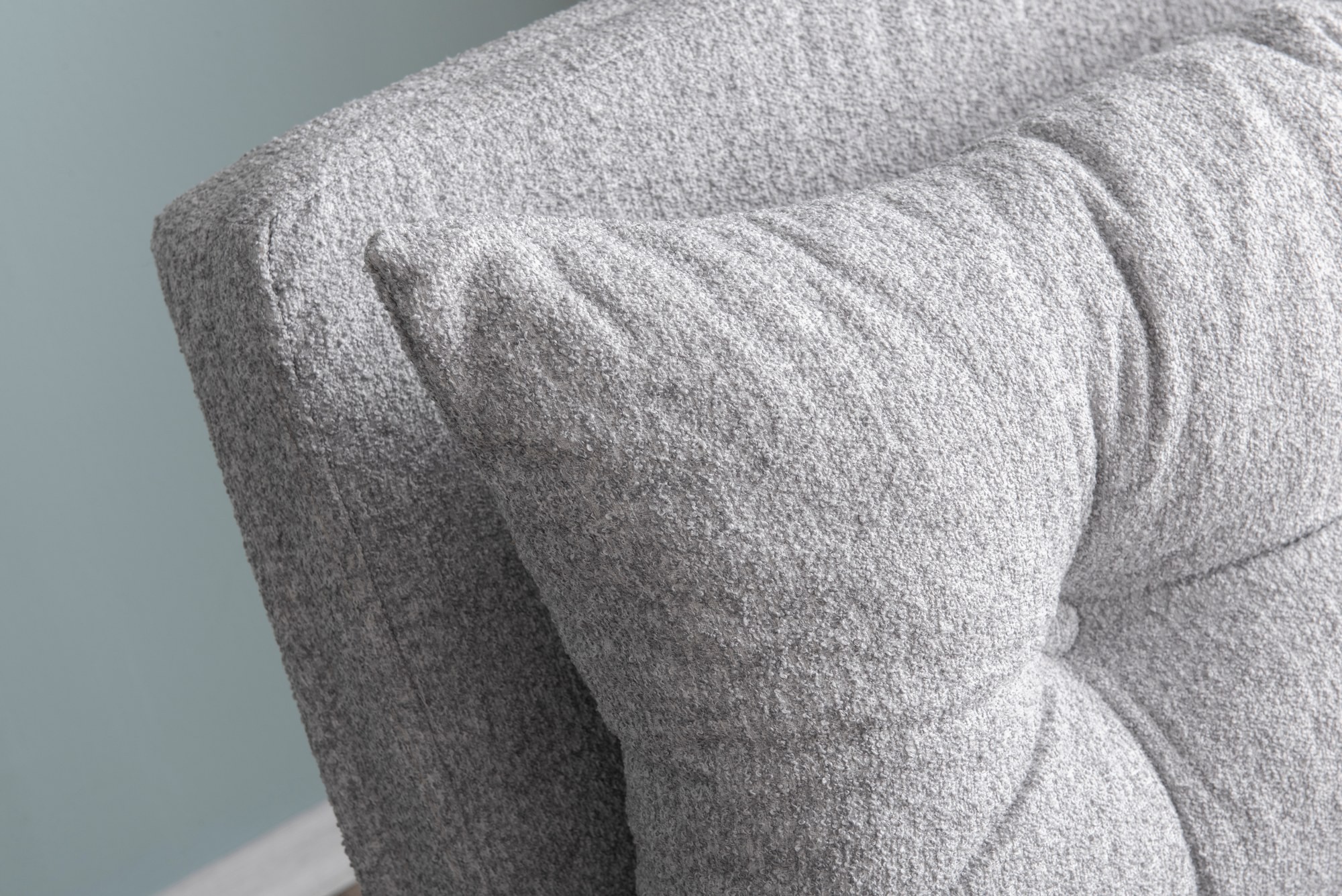 Sando Sleeper Armchair Bouclé Grey