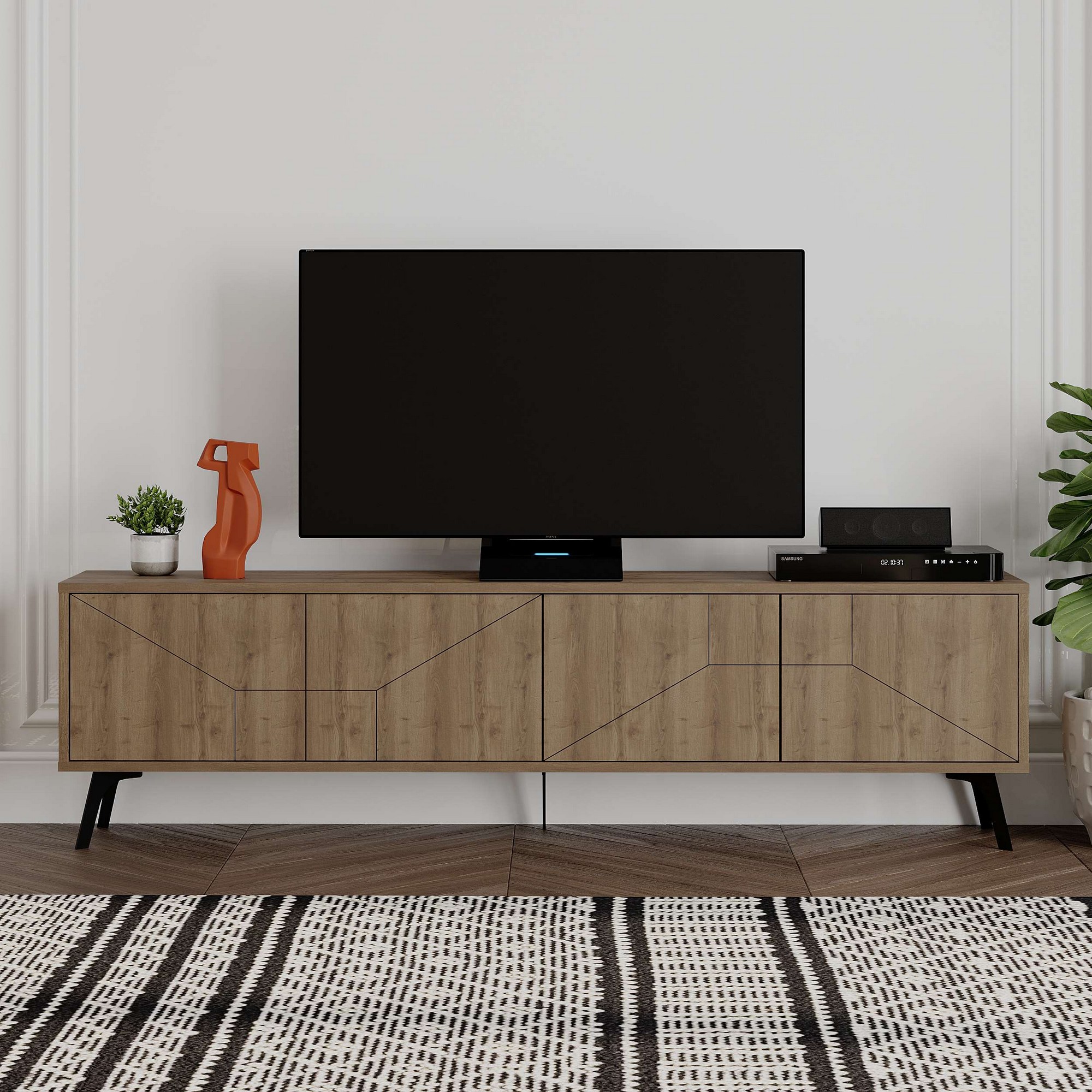 Dune Mobile basso Marrone cenere