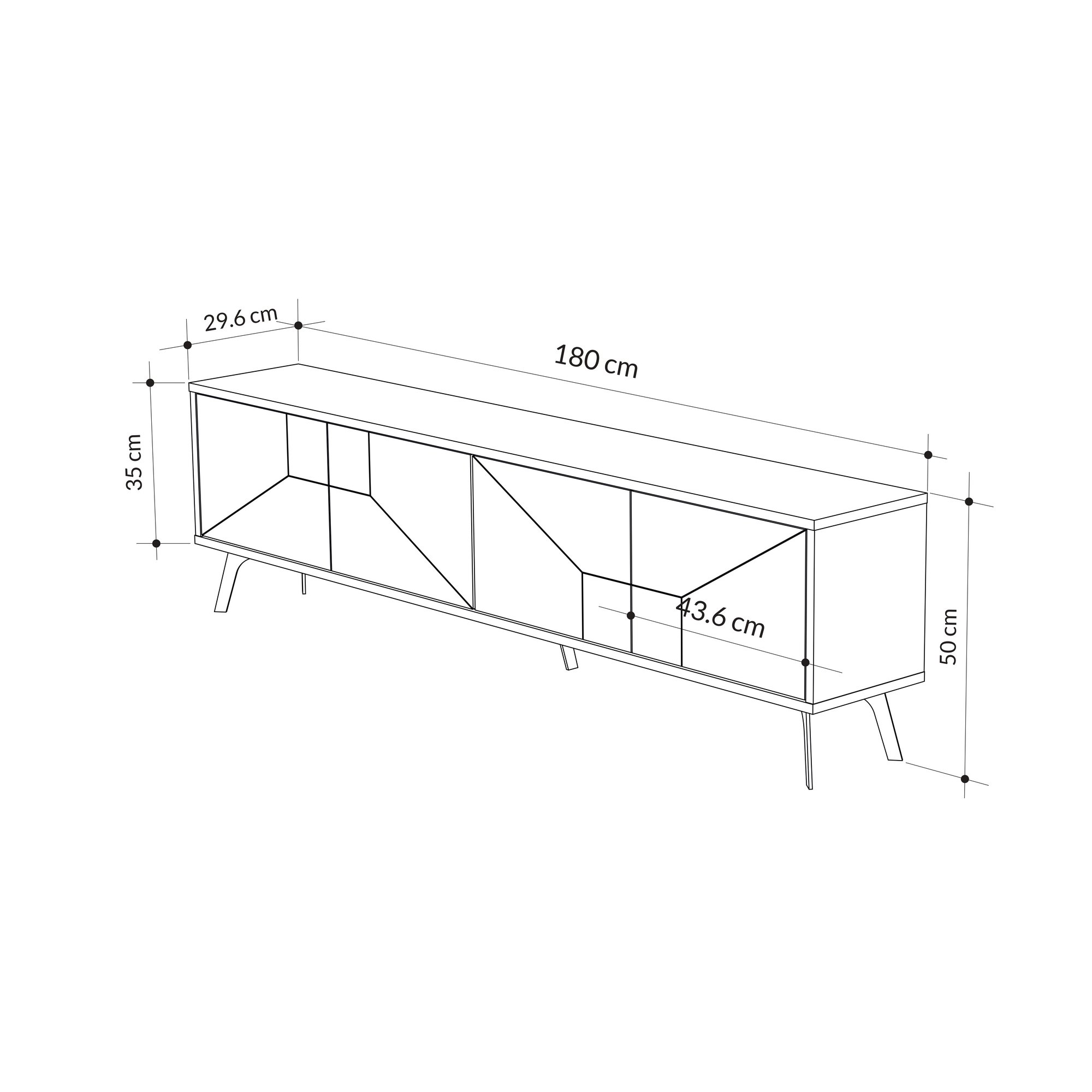 Dune Mobile basso marrone