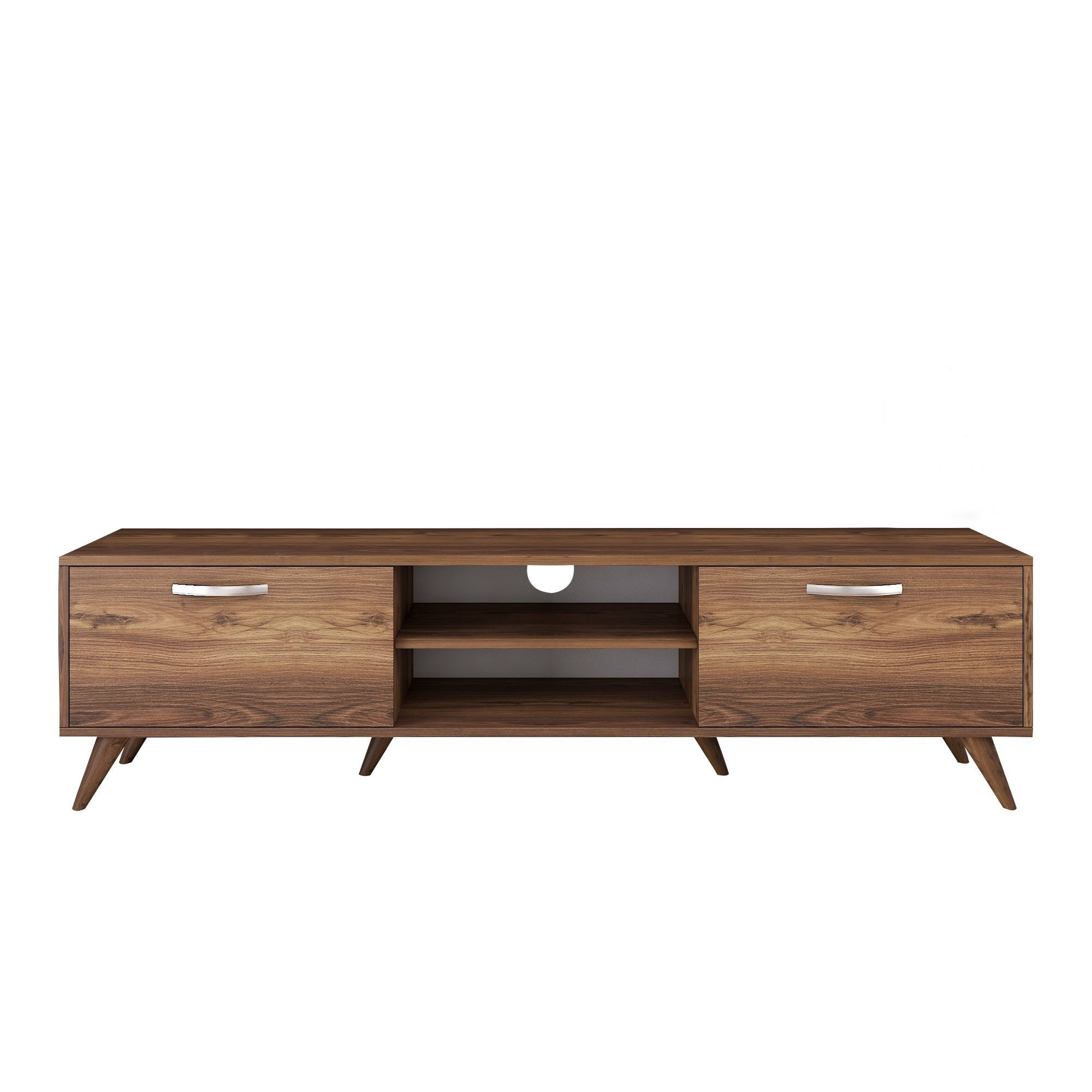 Lowboard Brown with shelf 180cm x 48.6cm