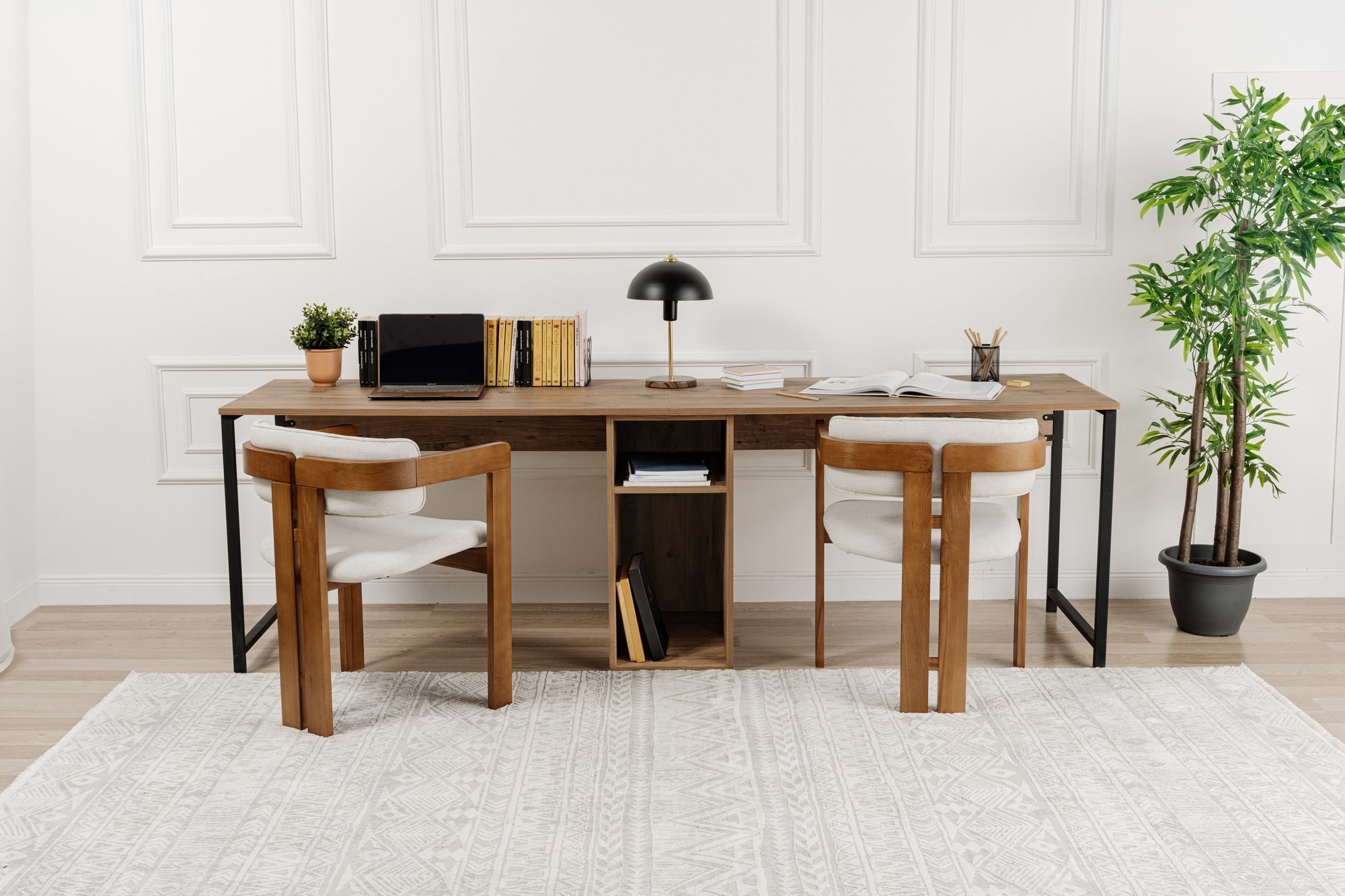 Twin Desk Brown